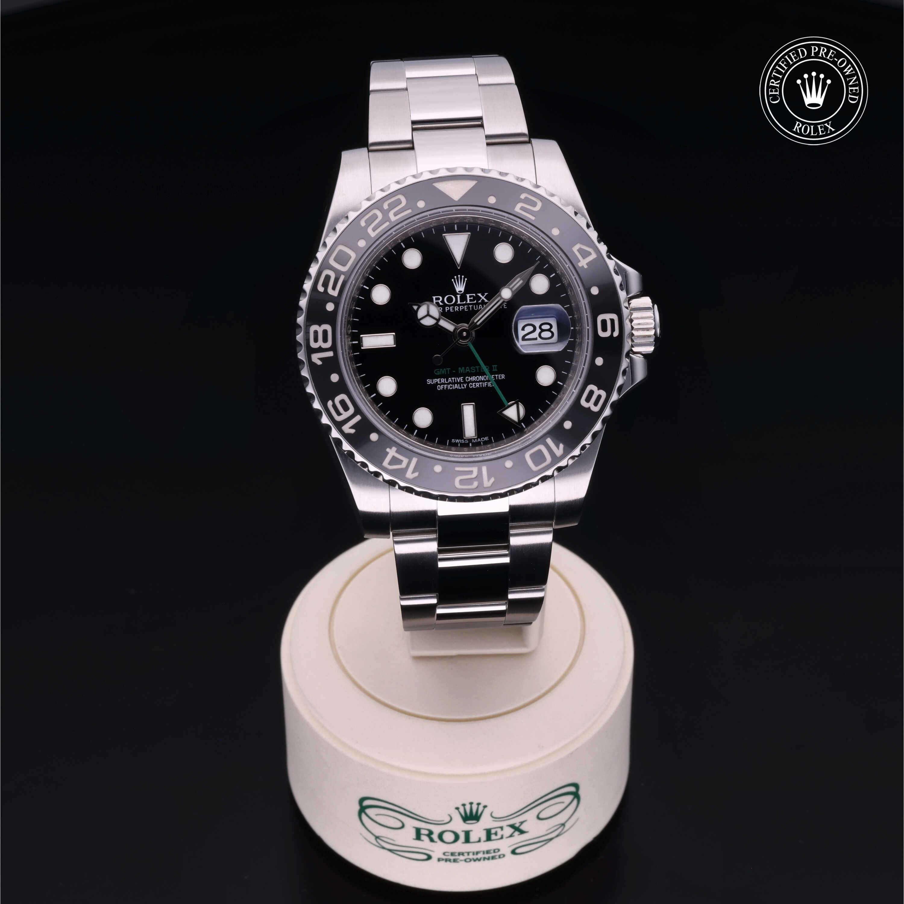 Rolex Certified Pre-Owned GMT Master II 40mm 116710LN 170988H4 - 360° view