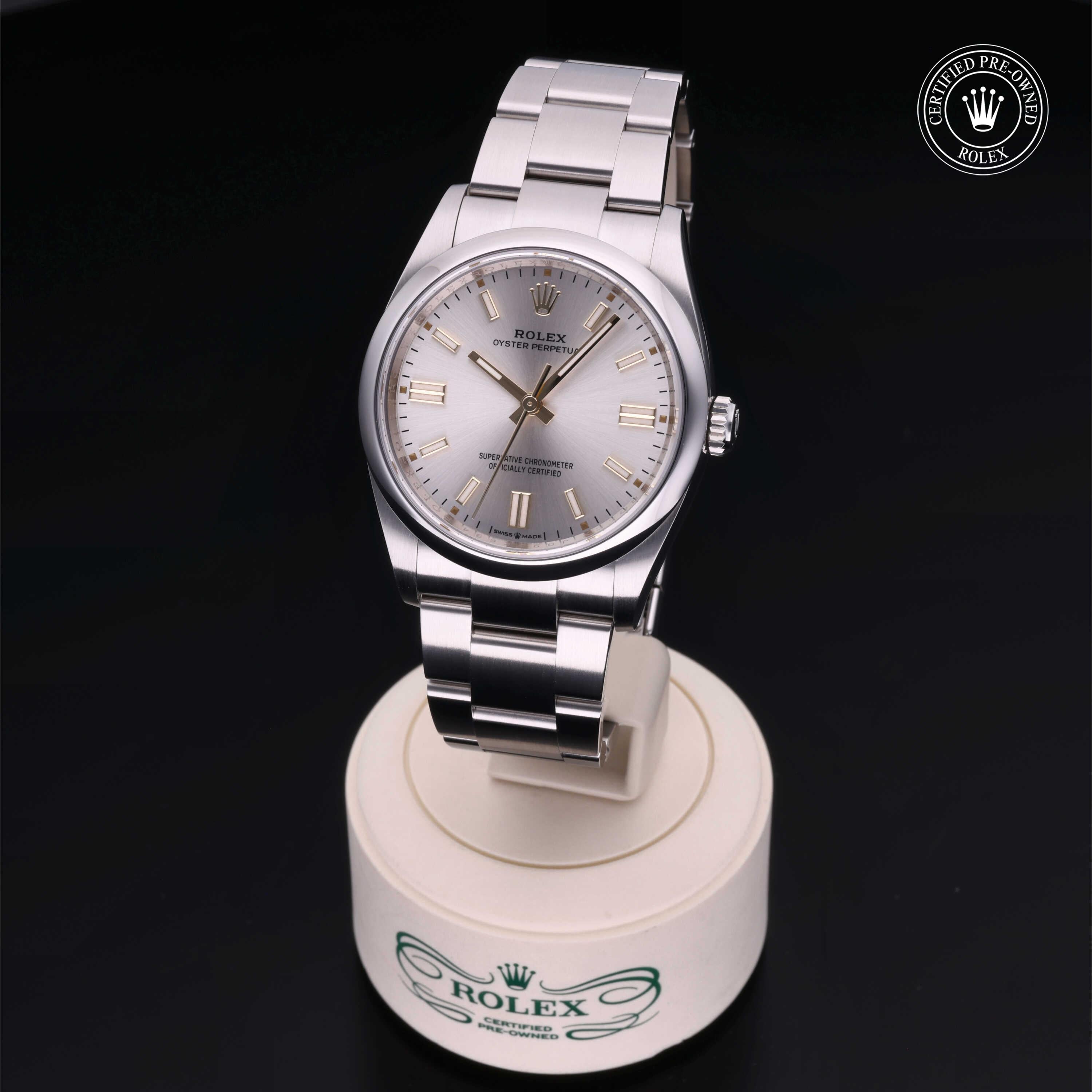 Rolex Certified Pre-Owned Oyster Perpetual 36mm 126000 J090K694 - 360° view