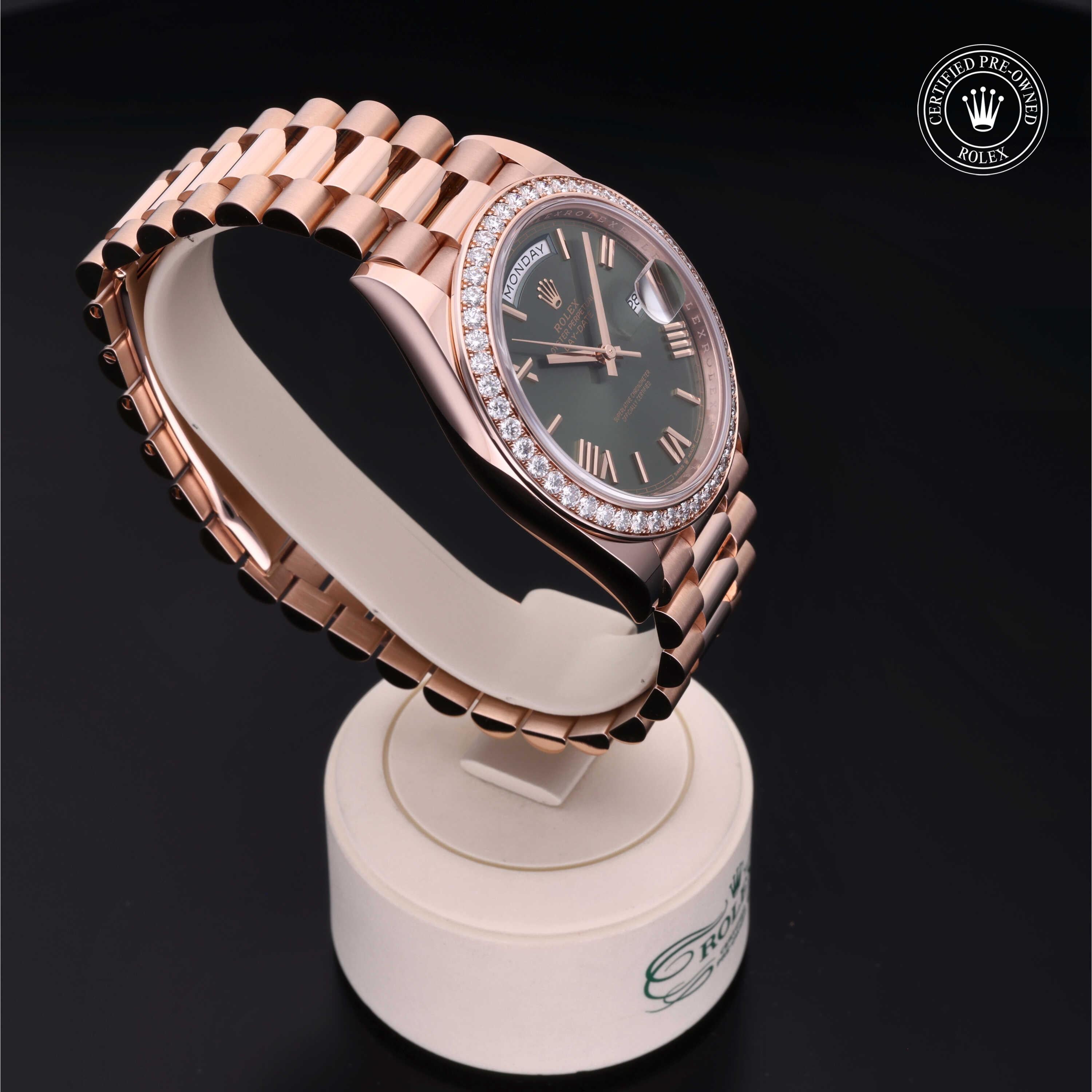 Rolex Certified Pre-Owned Day-Date 40 228345RBR 9852X621 - 360° view