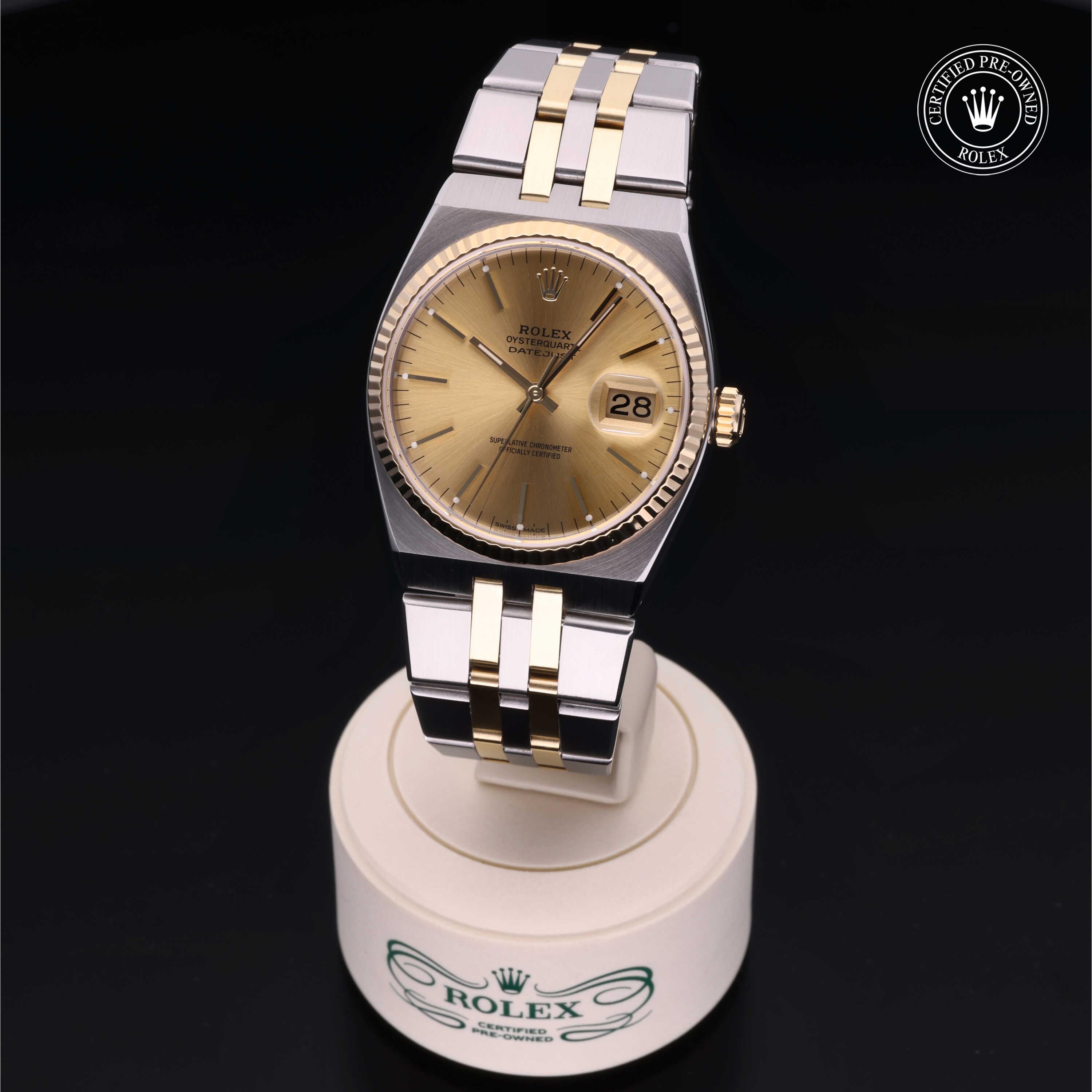 Rolex Certified Pre-Owned Datejust Oysterquartz 36mm 17013 6254431 - 360° view