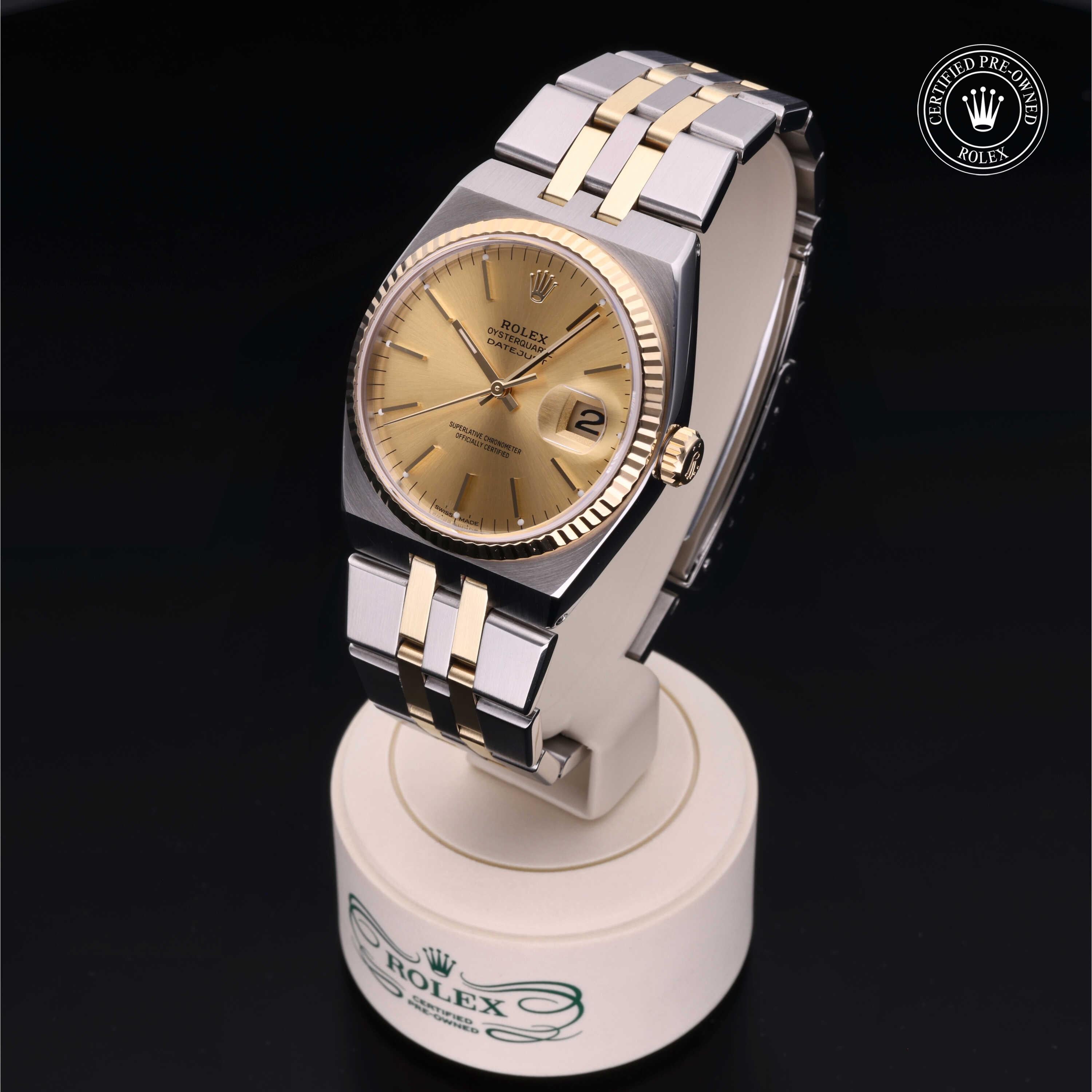 Rolex Certified Pre-Owned Datejust Oysterquartz 36mm 17013 6254431 - 360° view