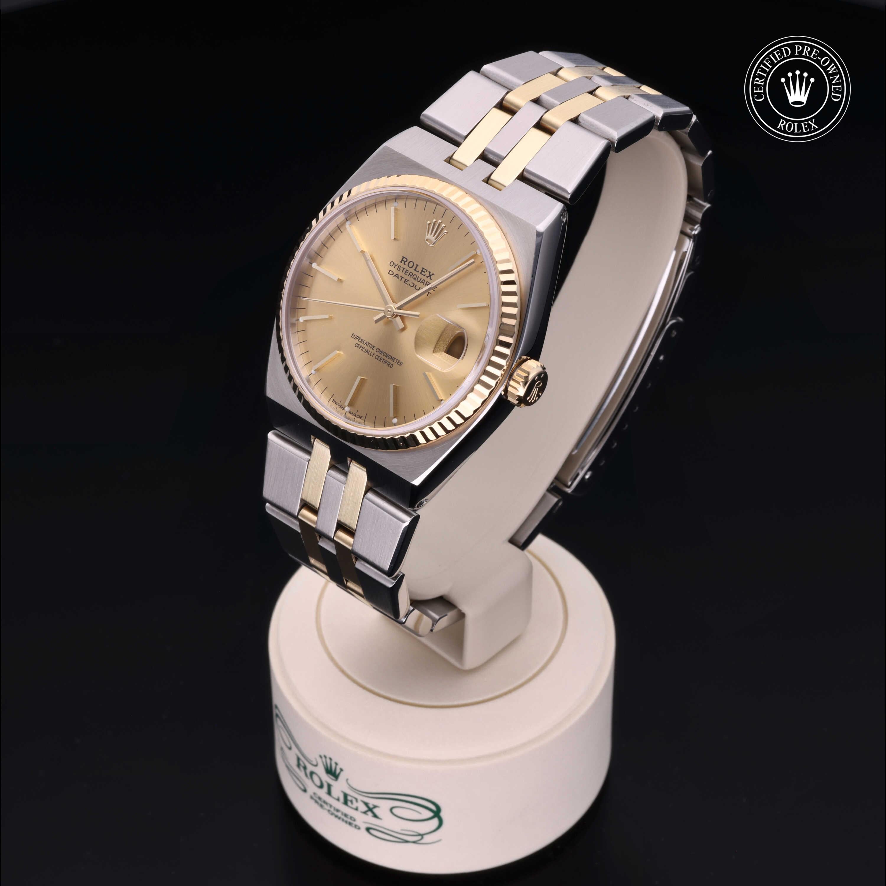 Rolex Certified Pre-Owned Datejust Oysterquartz 36mm 17013 6254431 - 360° view