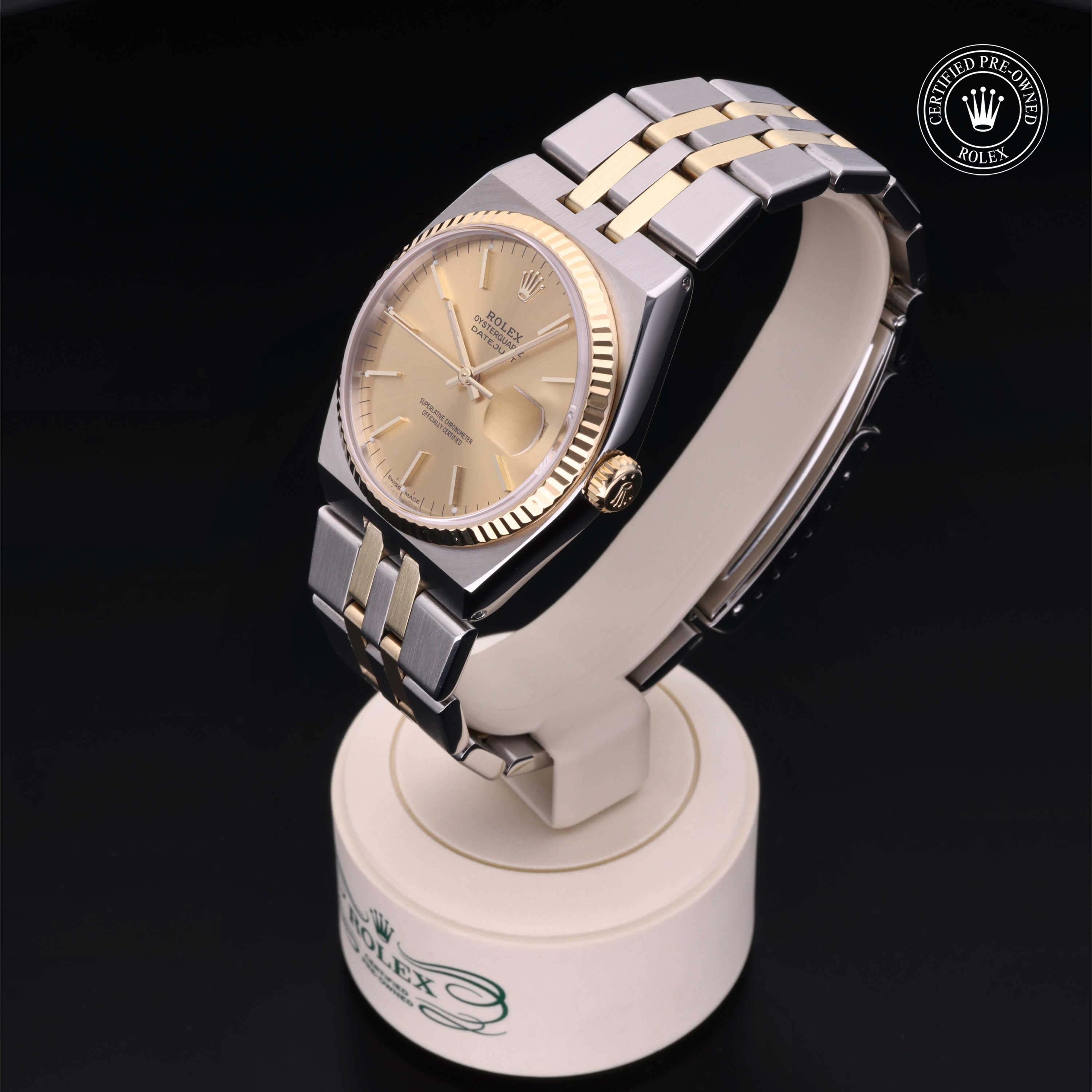 Rolex Certified Pre-Owned Datejust Oysterquartz 36mm 17013 6254431 - 360° view