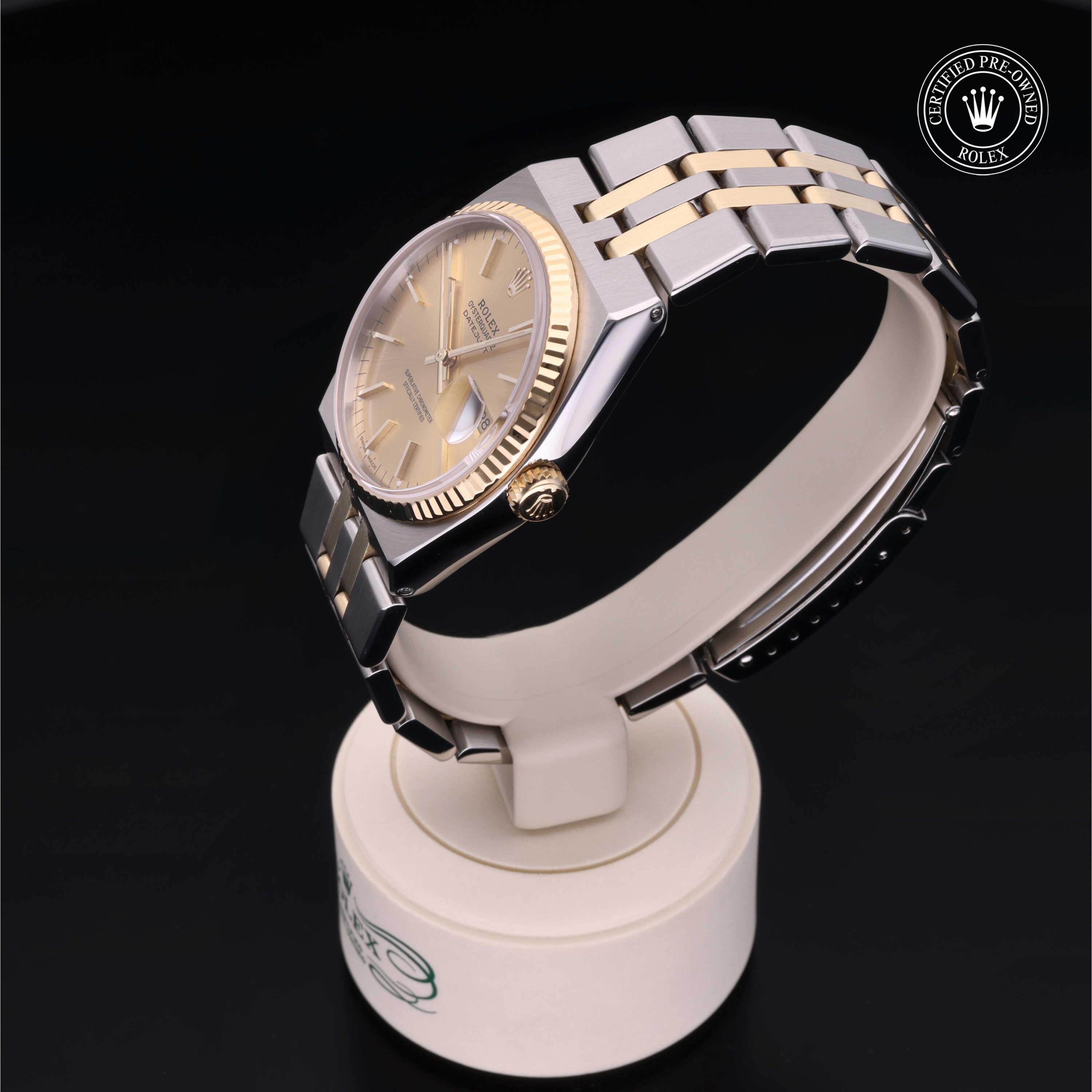 Rolex Certified Pre-Owned Datejust Oysterquartz 36mm 17013 6254431 - 360° view