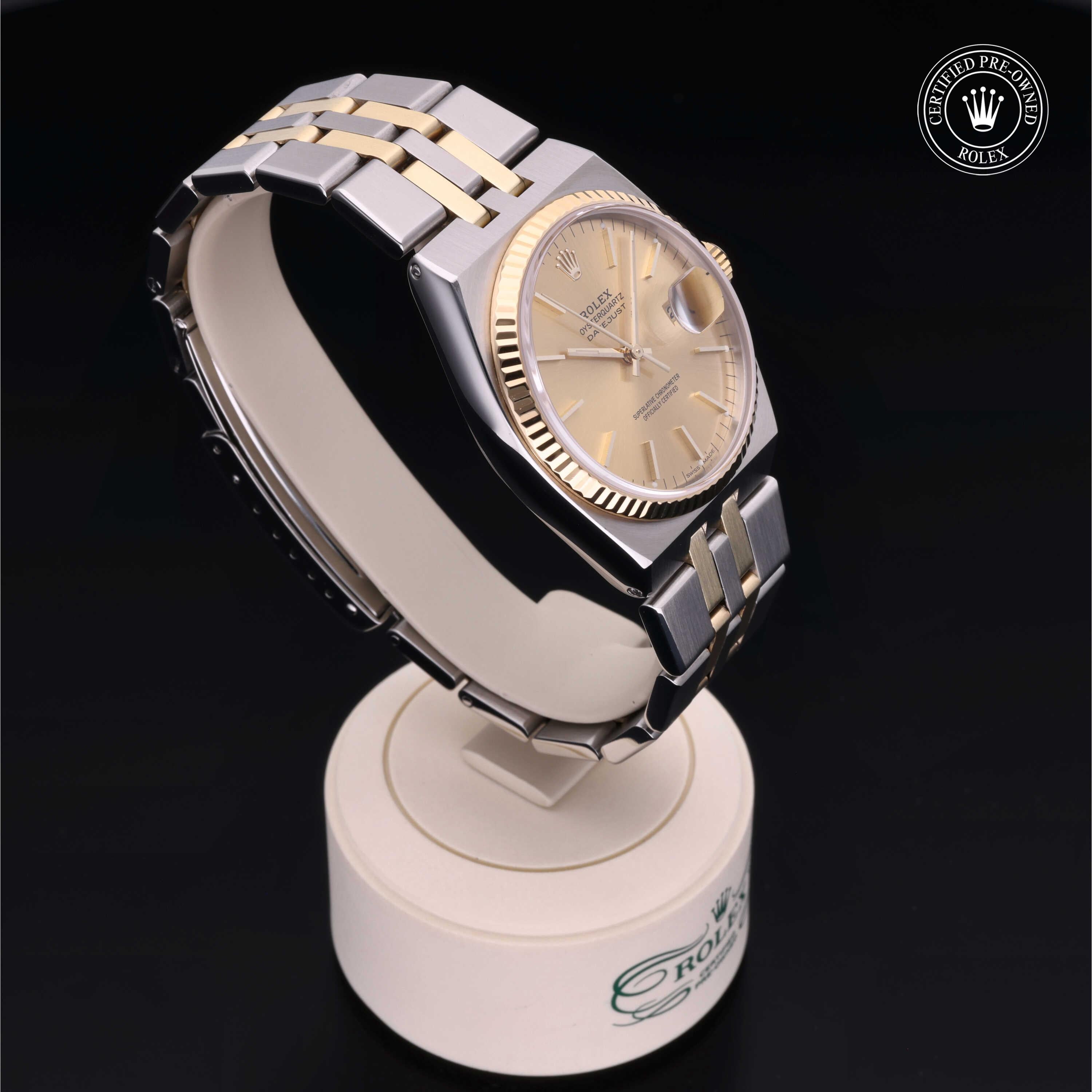 Rolex Certified Pre-Owned Datejust Oysterquartz 36mm 17013 6254431 - 360° view