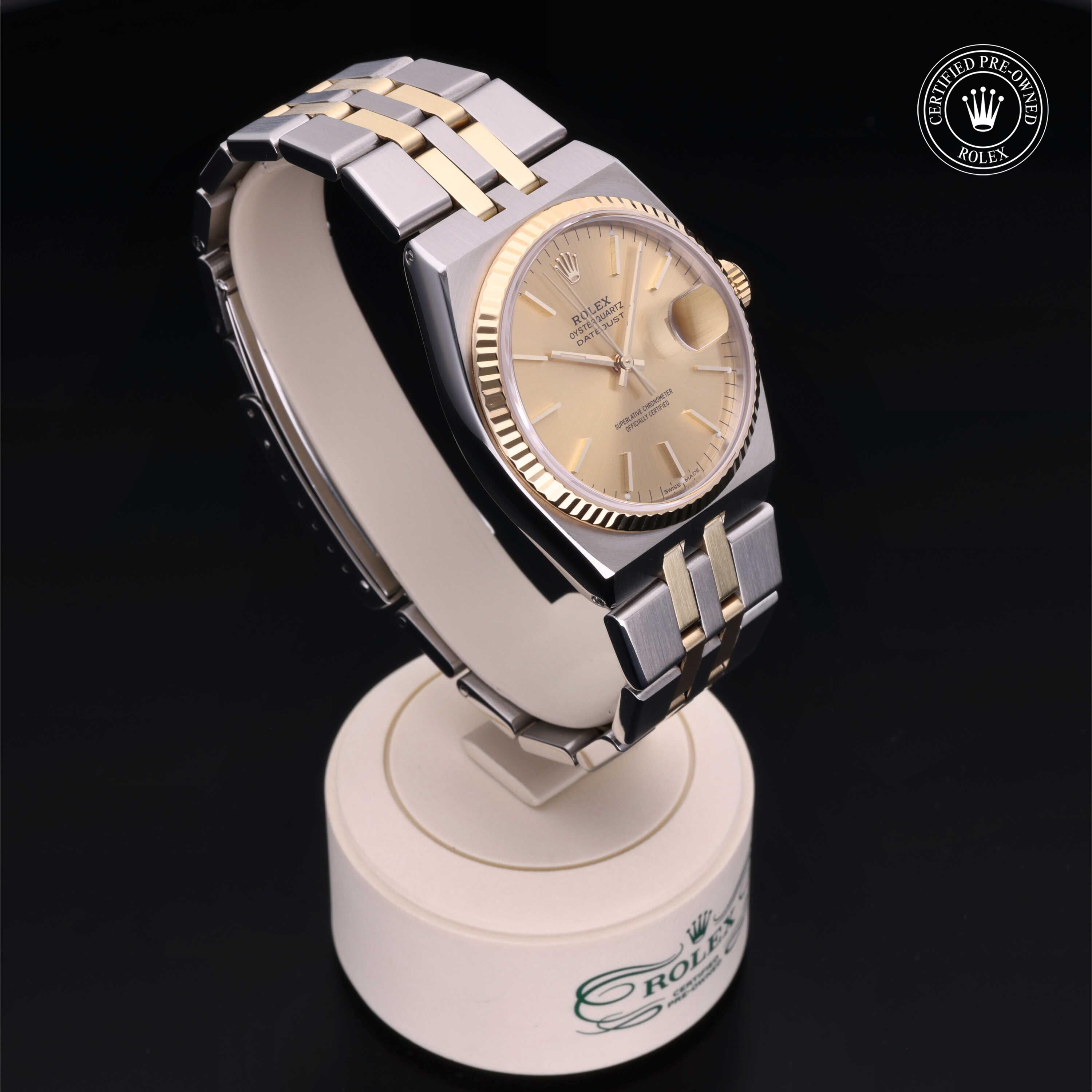 Rolex Certified Pre-Owned Datejust Oysterquartz 36mm 17013 6254431 - 360° view