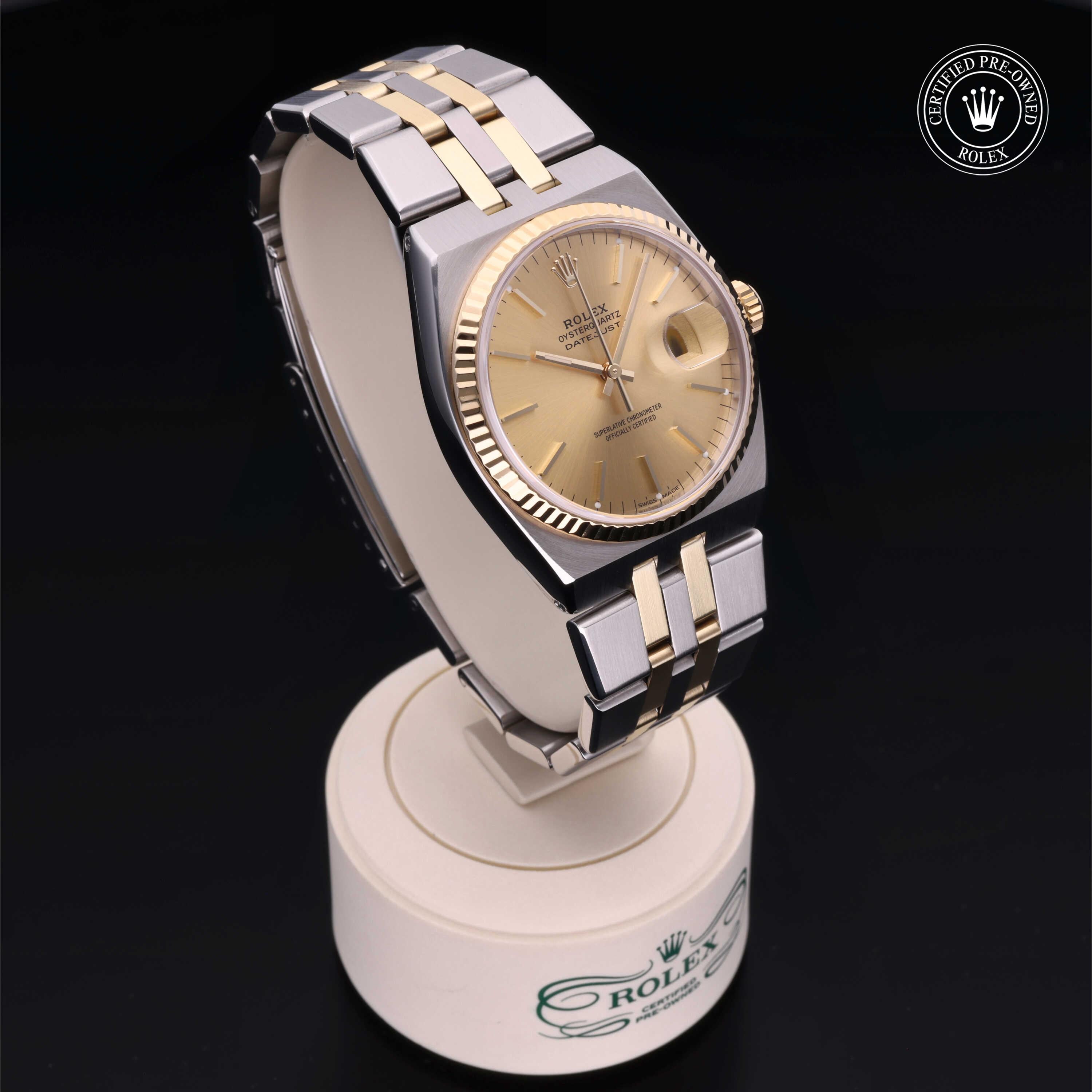 Rolex Certified Pre-Owned Datejust Oysterquartz 36mm 17013 6254431 - 360° view