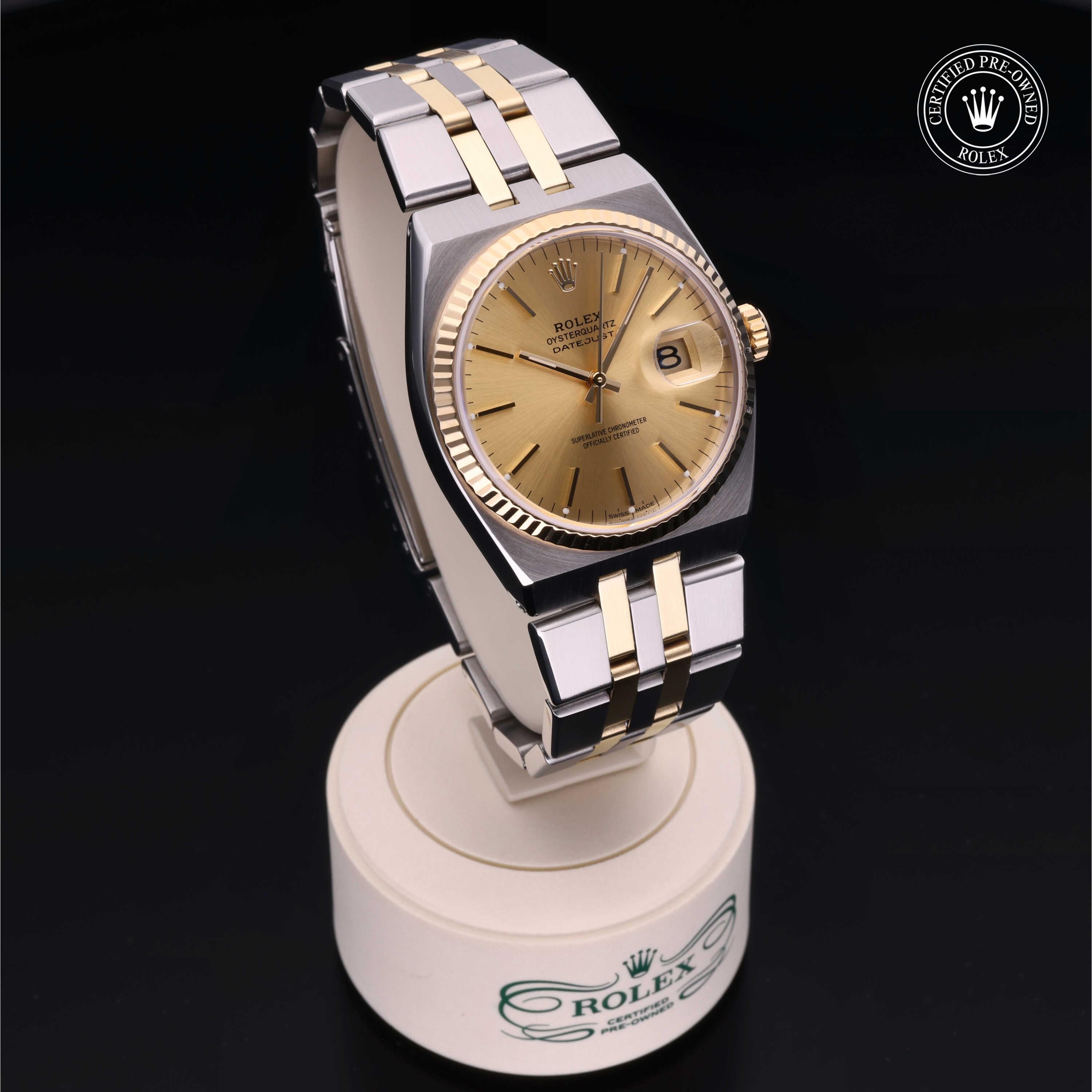 Rolex Certified Pre-Owned Datejust Oysterquartz 36mm 17013 6254431 - 360° view