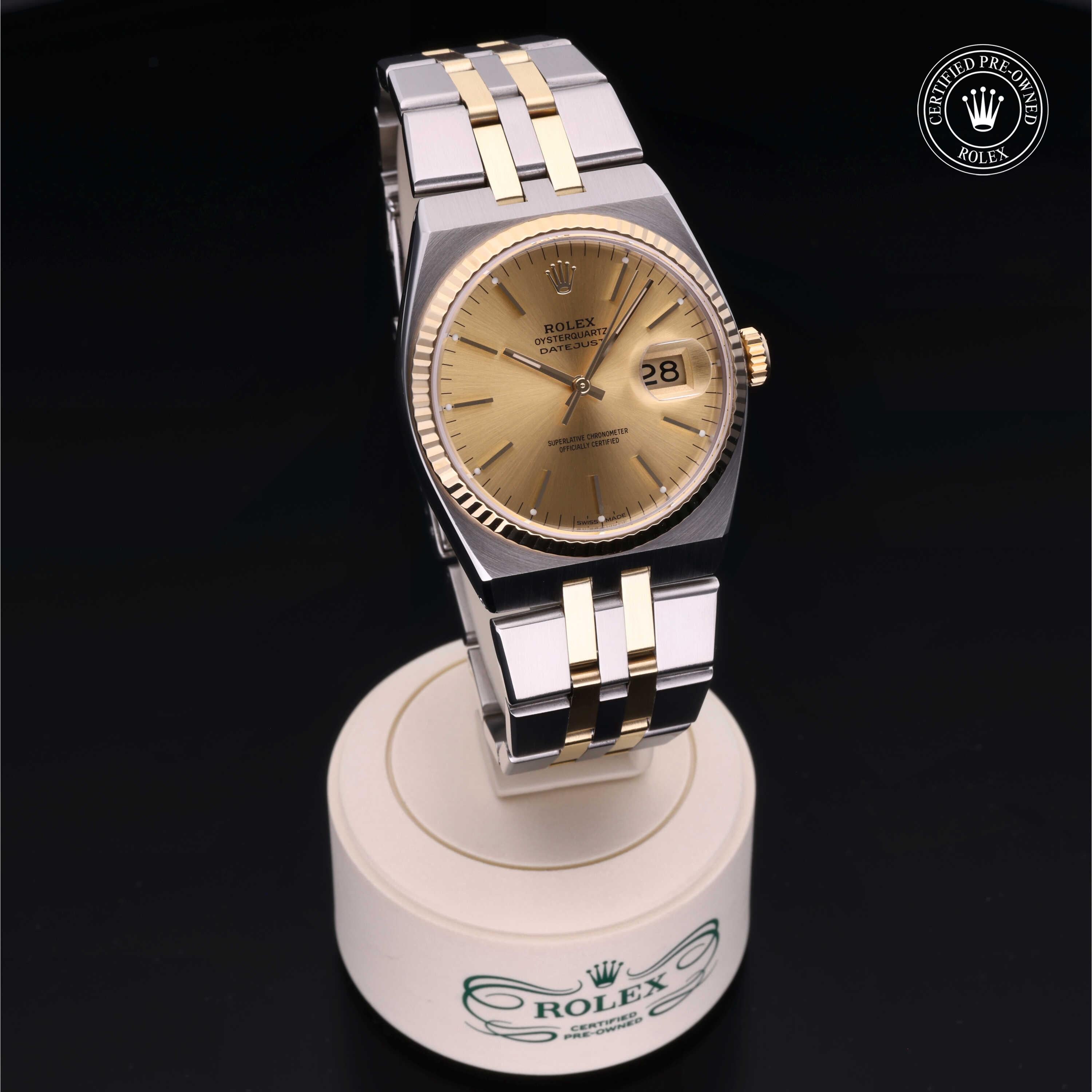 Rolex Certified Pre-Owned Datejust Oysterquartz 36mm 17013 6254431 - 360° view