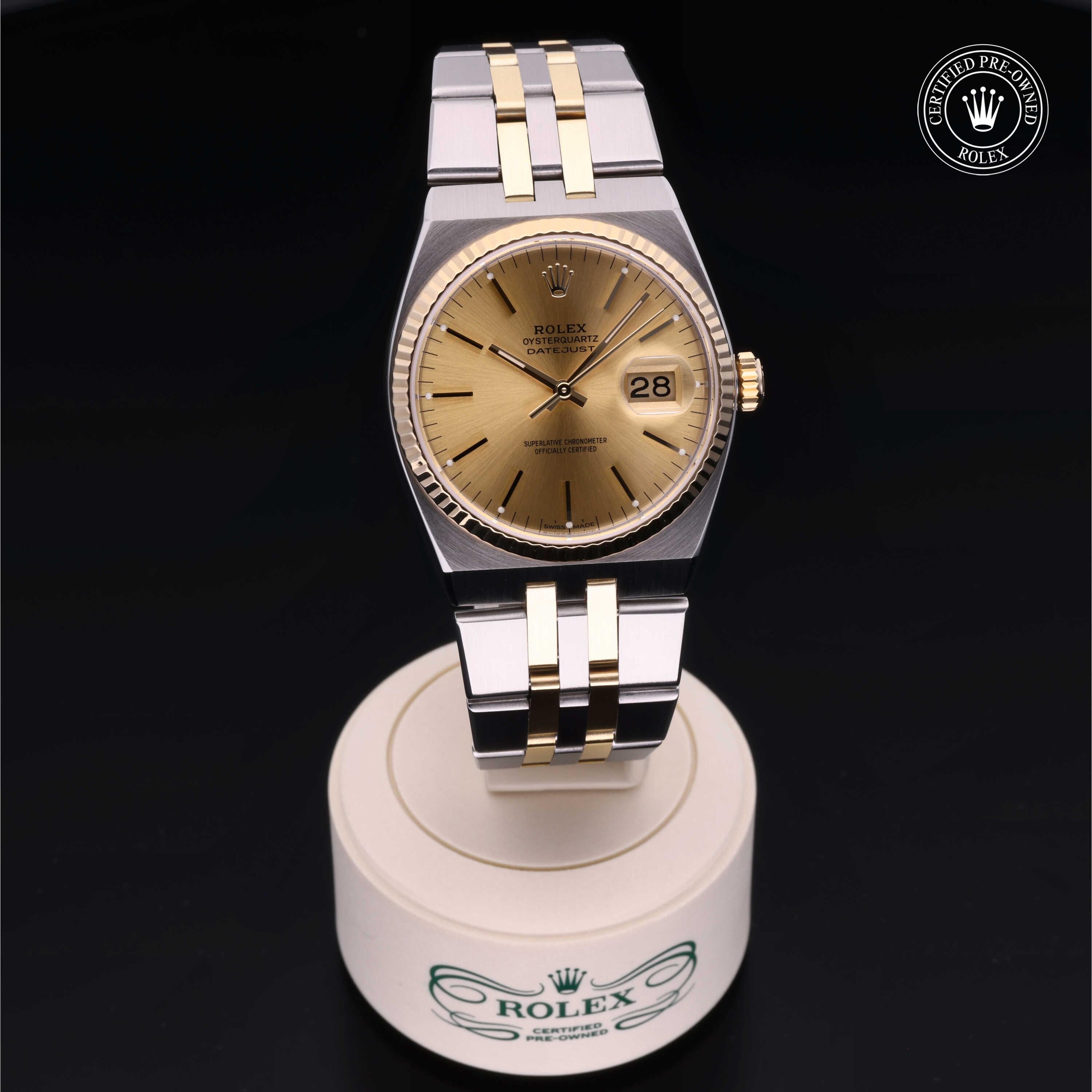 Rolex Certified Pre-Owned Datejust Oysterquartz 36mm 17013 6254431 - 360° view