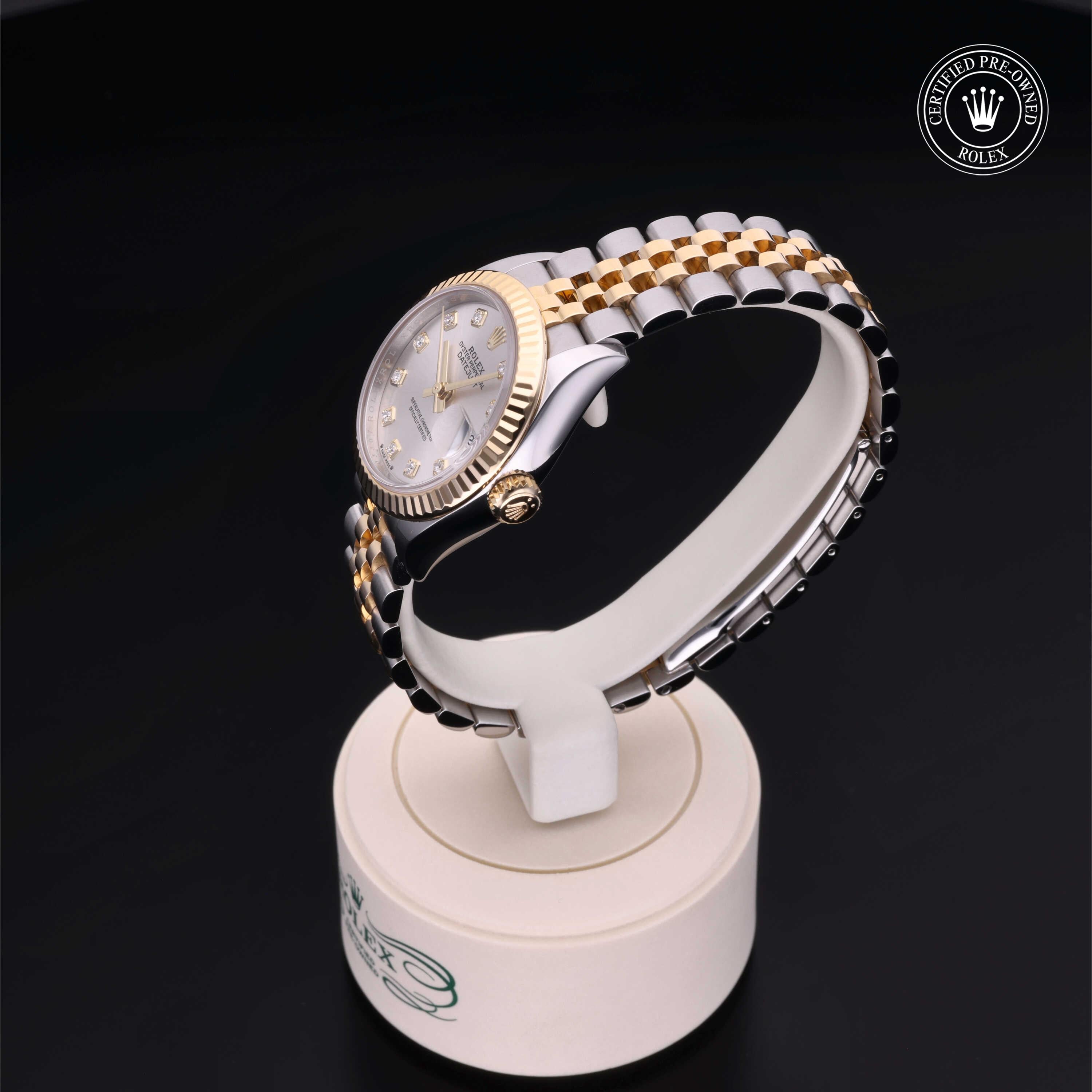 Rolex Certified Pre-Owned Lady-Datejust 28mm 279173 0W103307 - 360° view