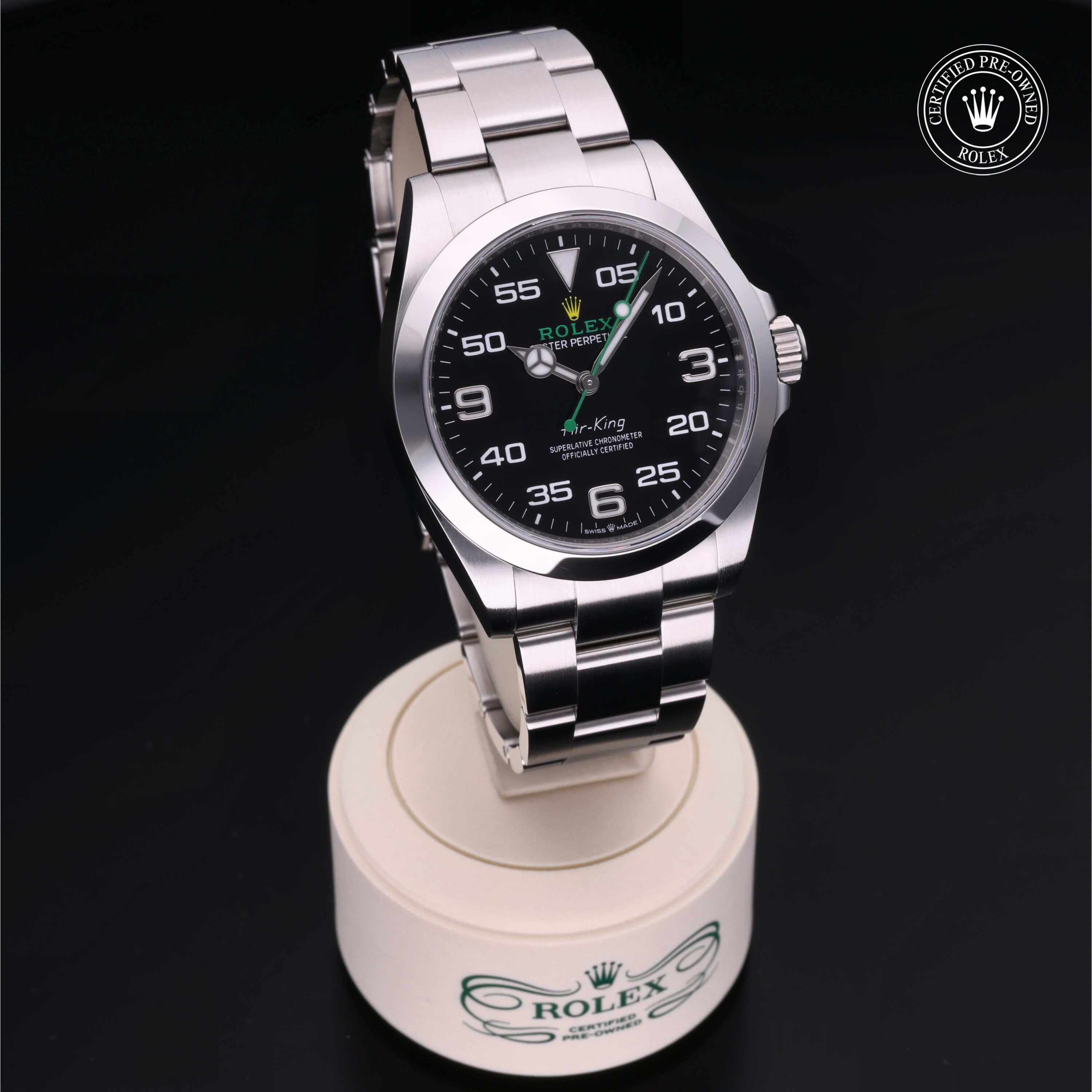 Rolex Certified Pre-Owned Air-King 40mm 126900 9L4T1477 - 360° view