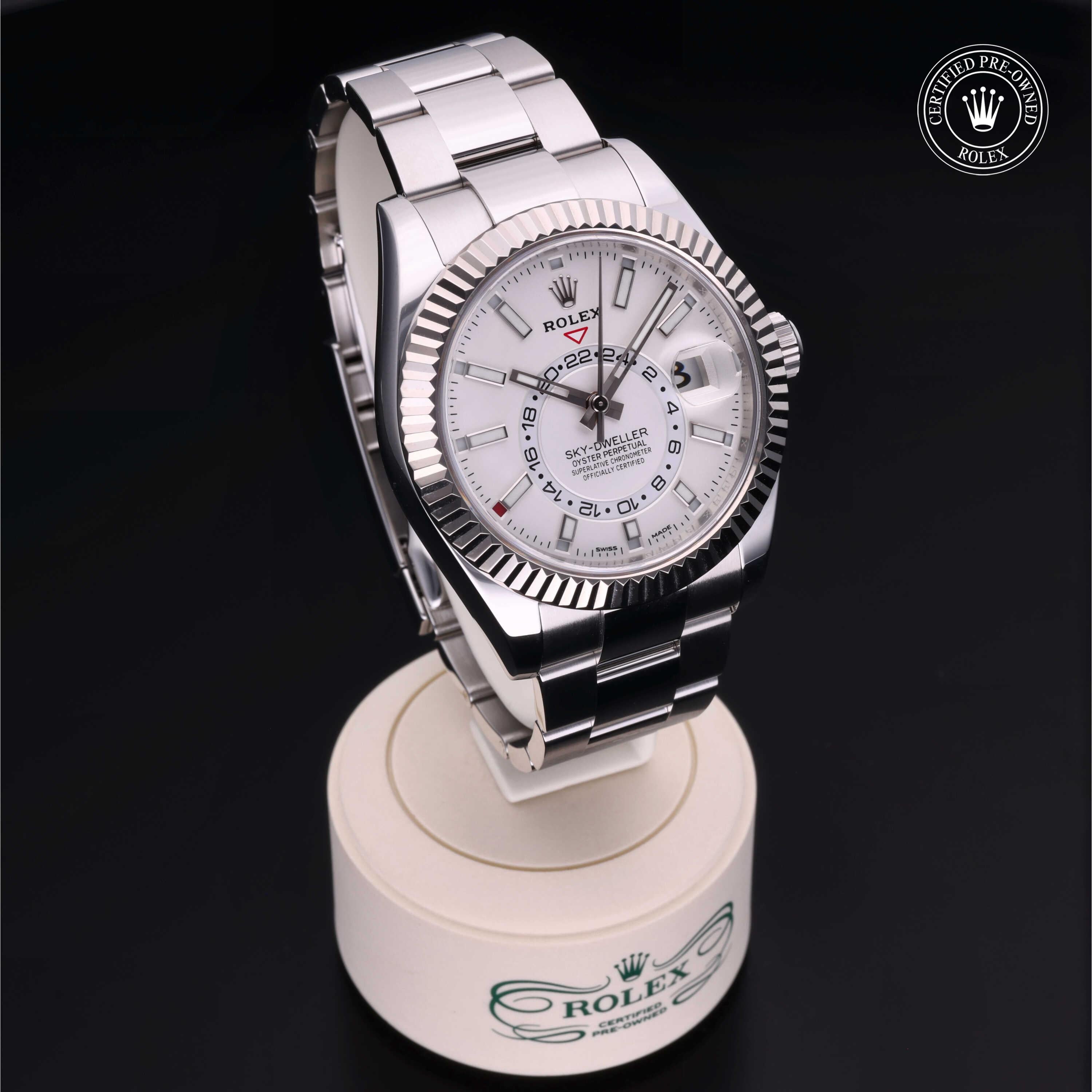 Rolex Certified Pre-Owned Sky-Dweller 42mm 326934 304U48A1 - 360° view