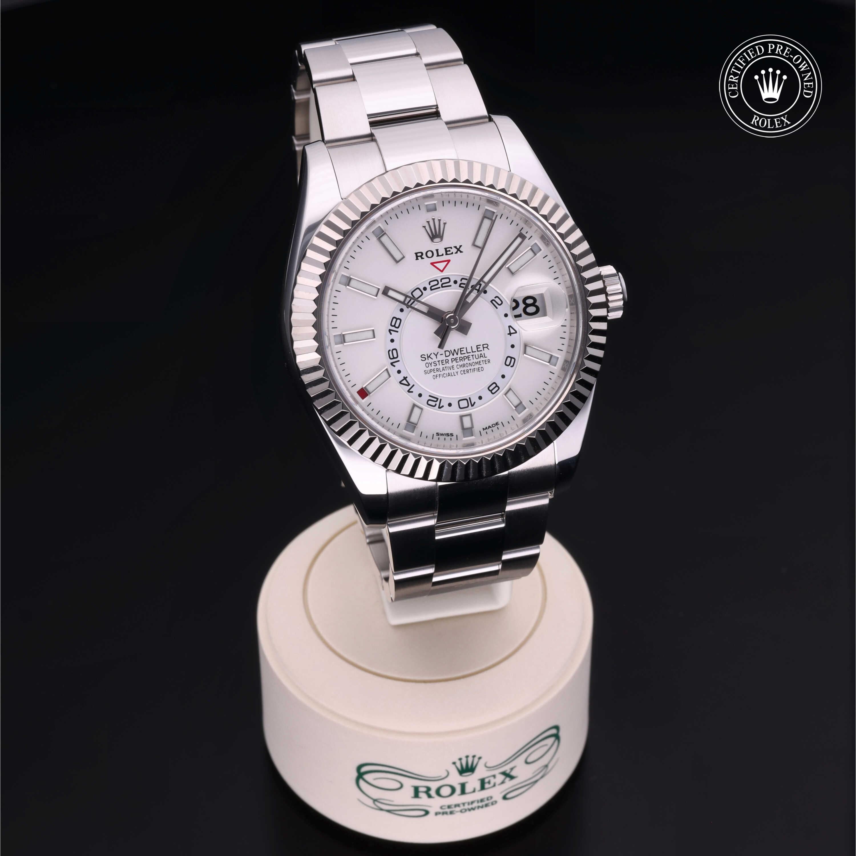 Rolex Certified Pre-Owned Sky-Dweller 42mm 326934 304U48A1 - 360° view