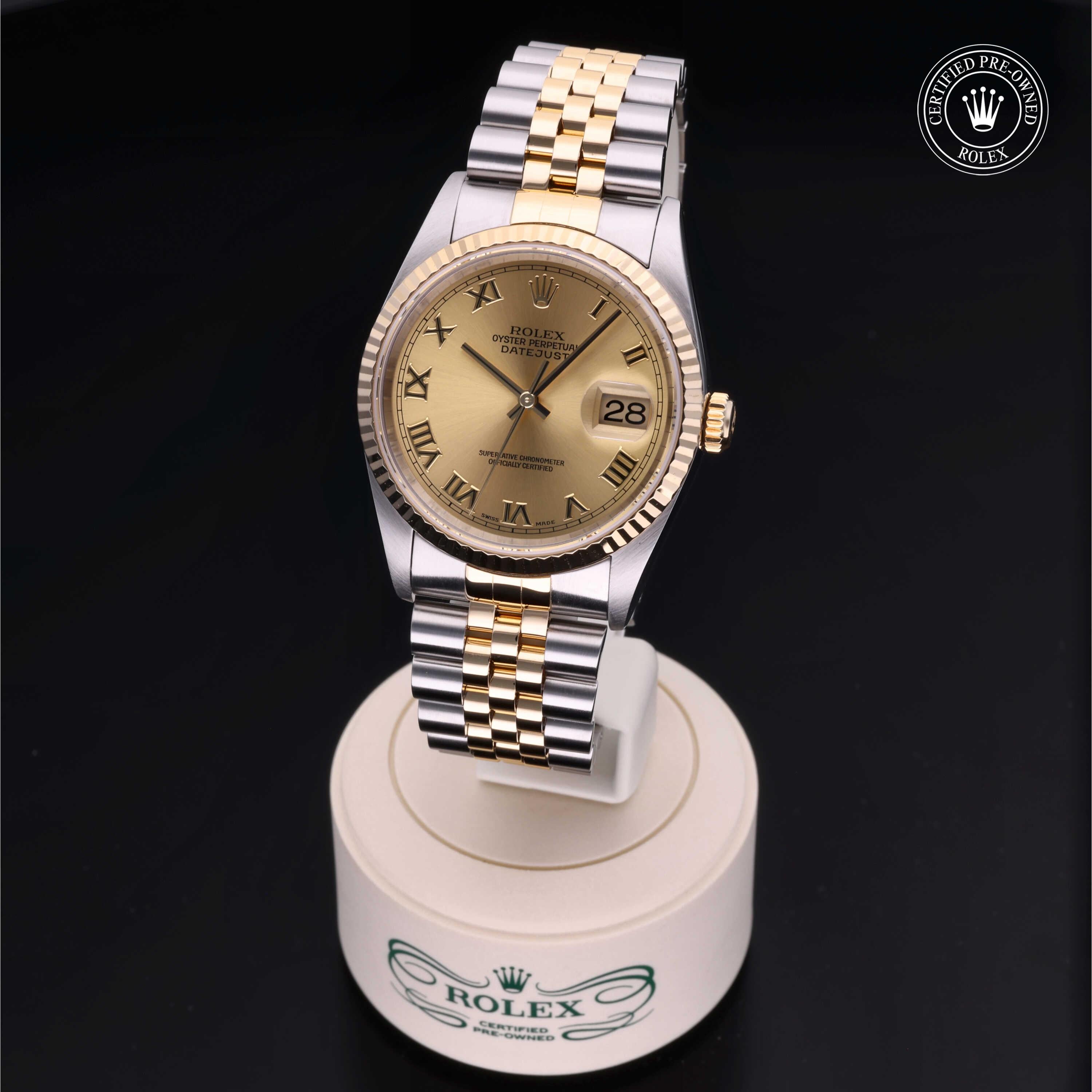 Rolex Certified Pre-Owned Datejust 36mm 16233 P331383 - 360° view