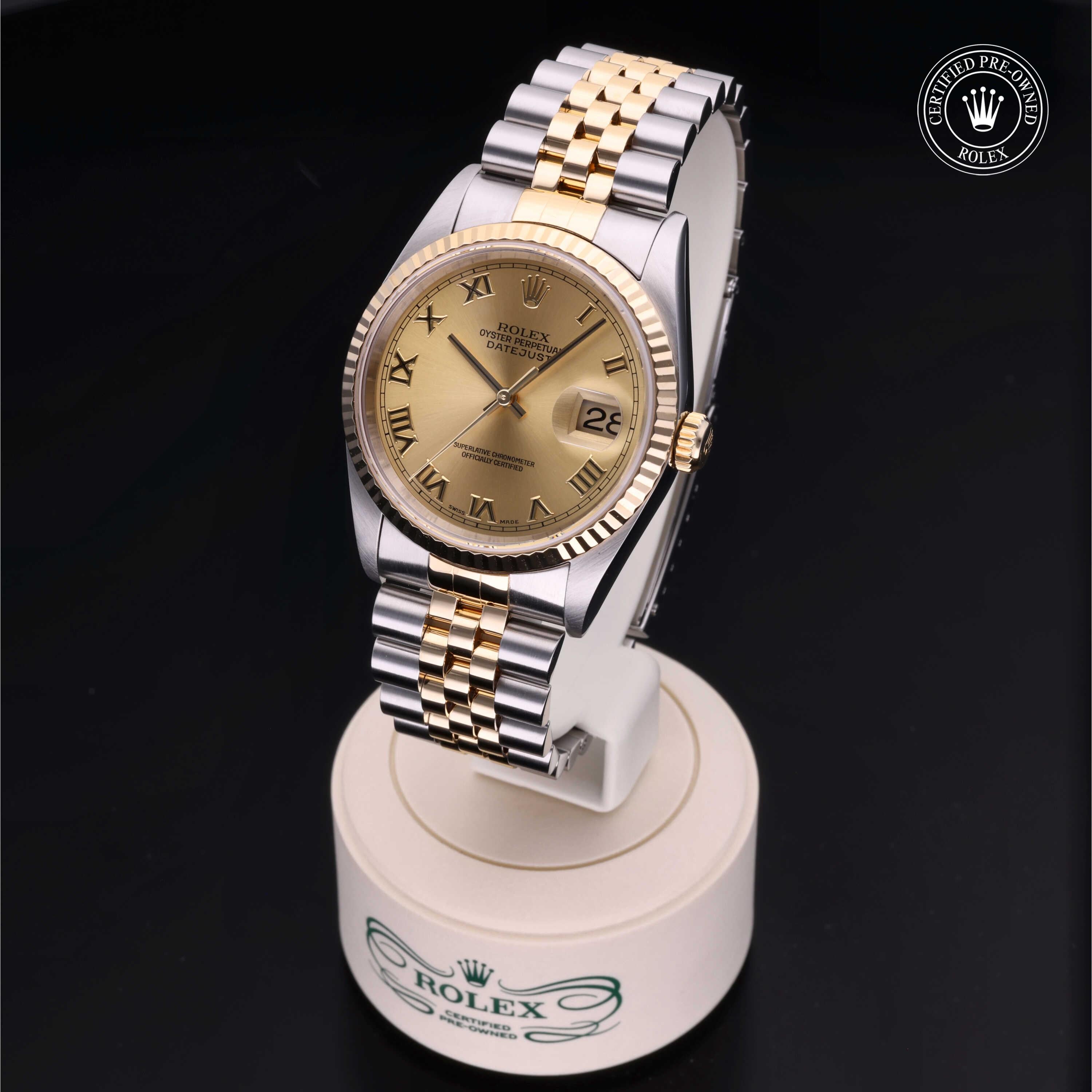 Rolex Certified Pre-Owned Datejust 36mm 16233 P331383 - 360° view