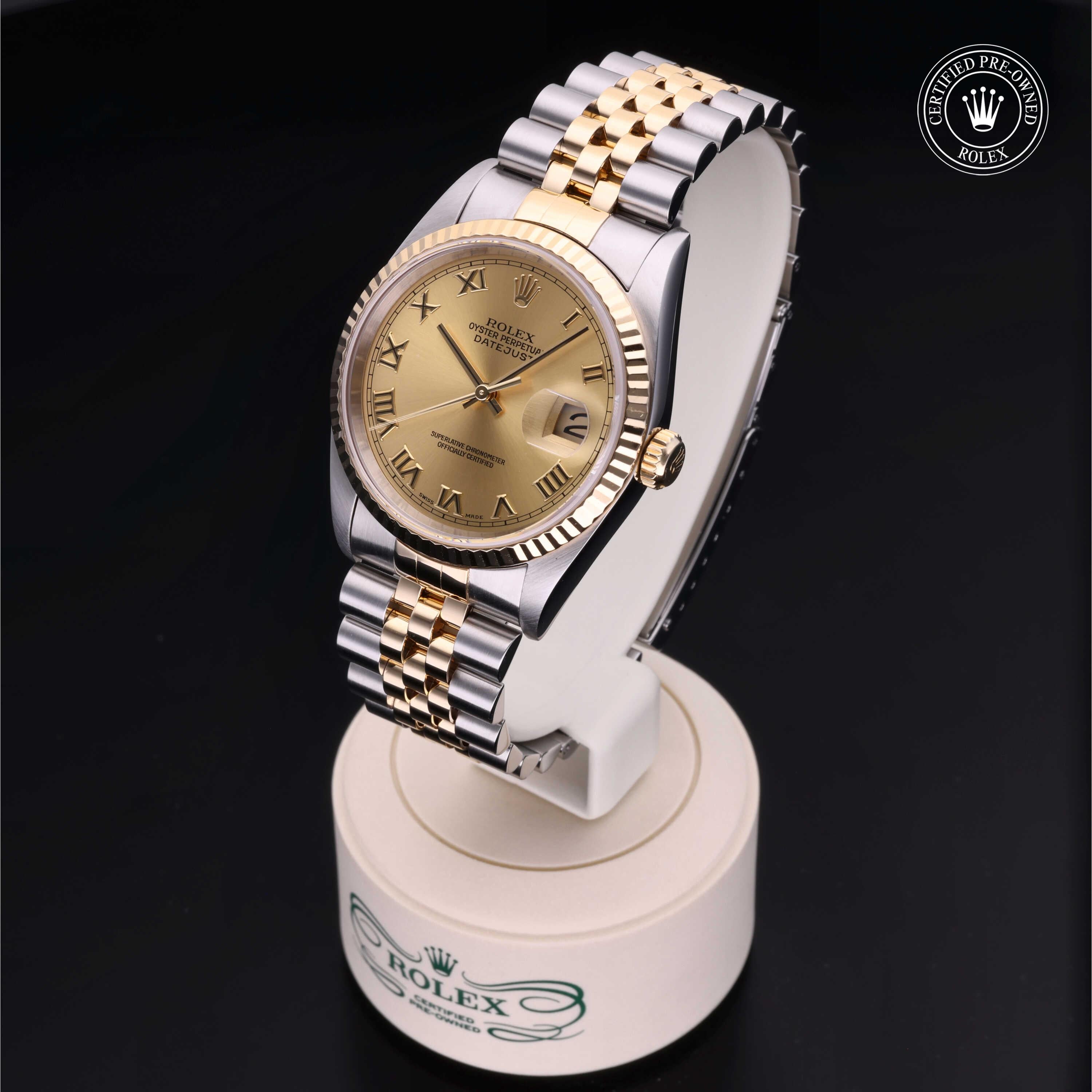 Rolex Certified Pre-Owned Datejust 36mm 16233 P331383 - 360° view