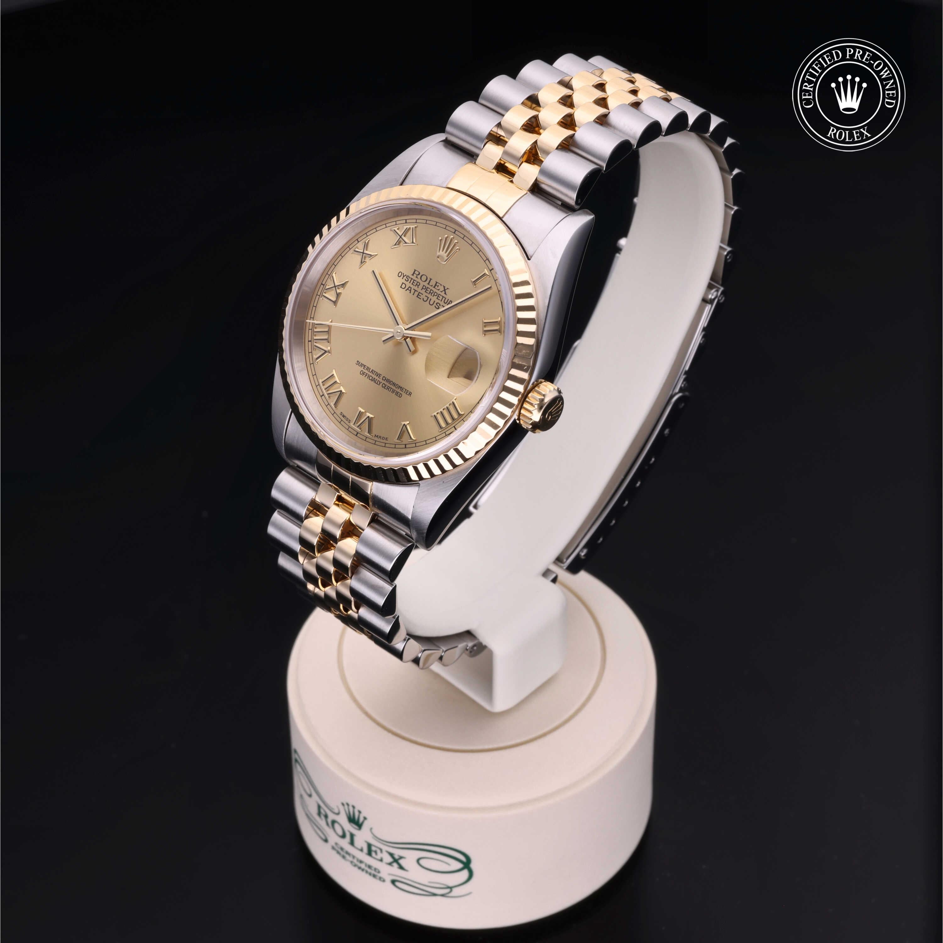 Rolex Certified Pre-Owned Datejust 36mm 16233 P331383 - 360° view