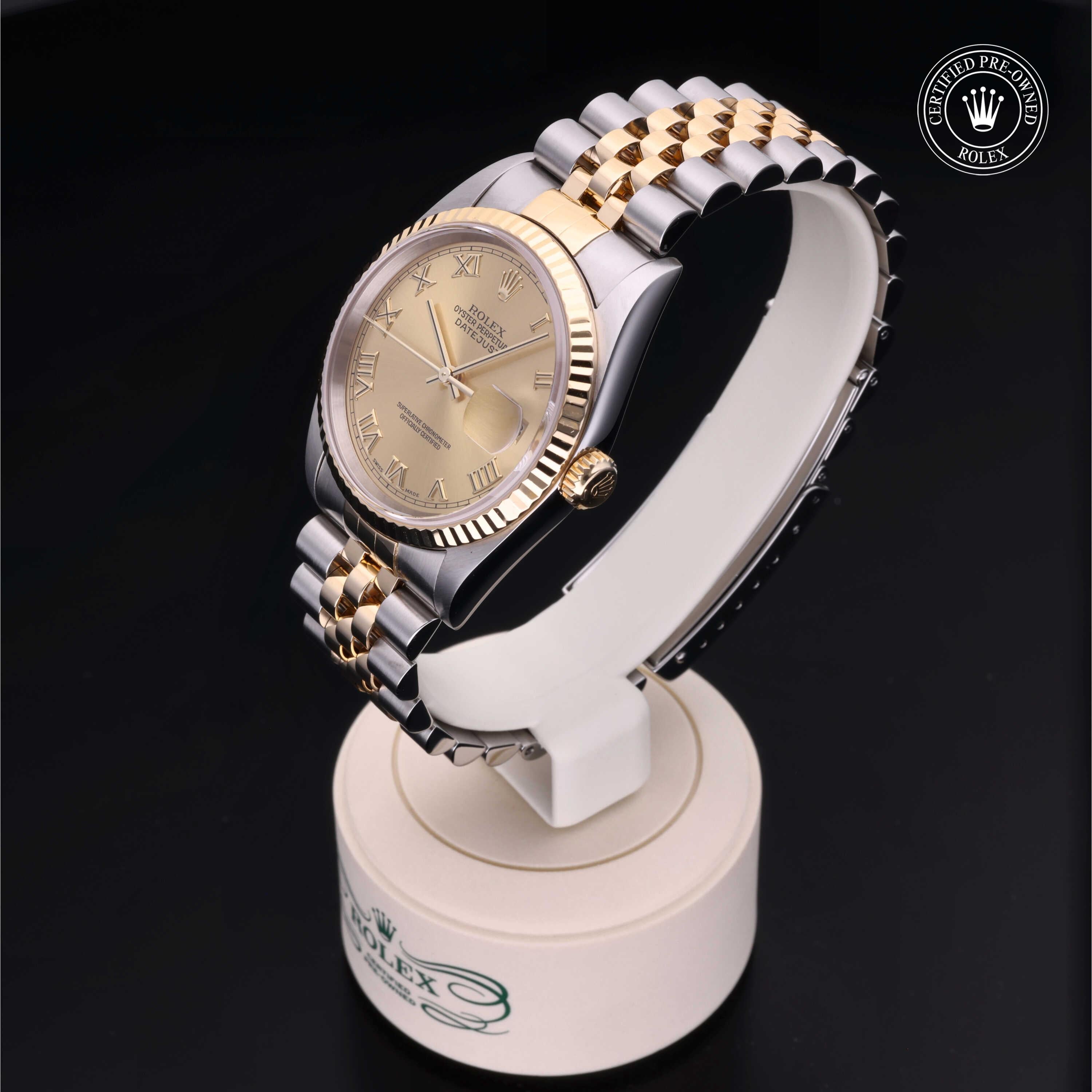 Rolex Certified Pre-Owned Datejust 36mm 16233 P331383 - 360° view