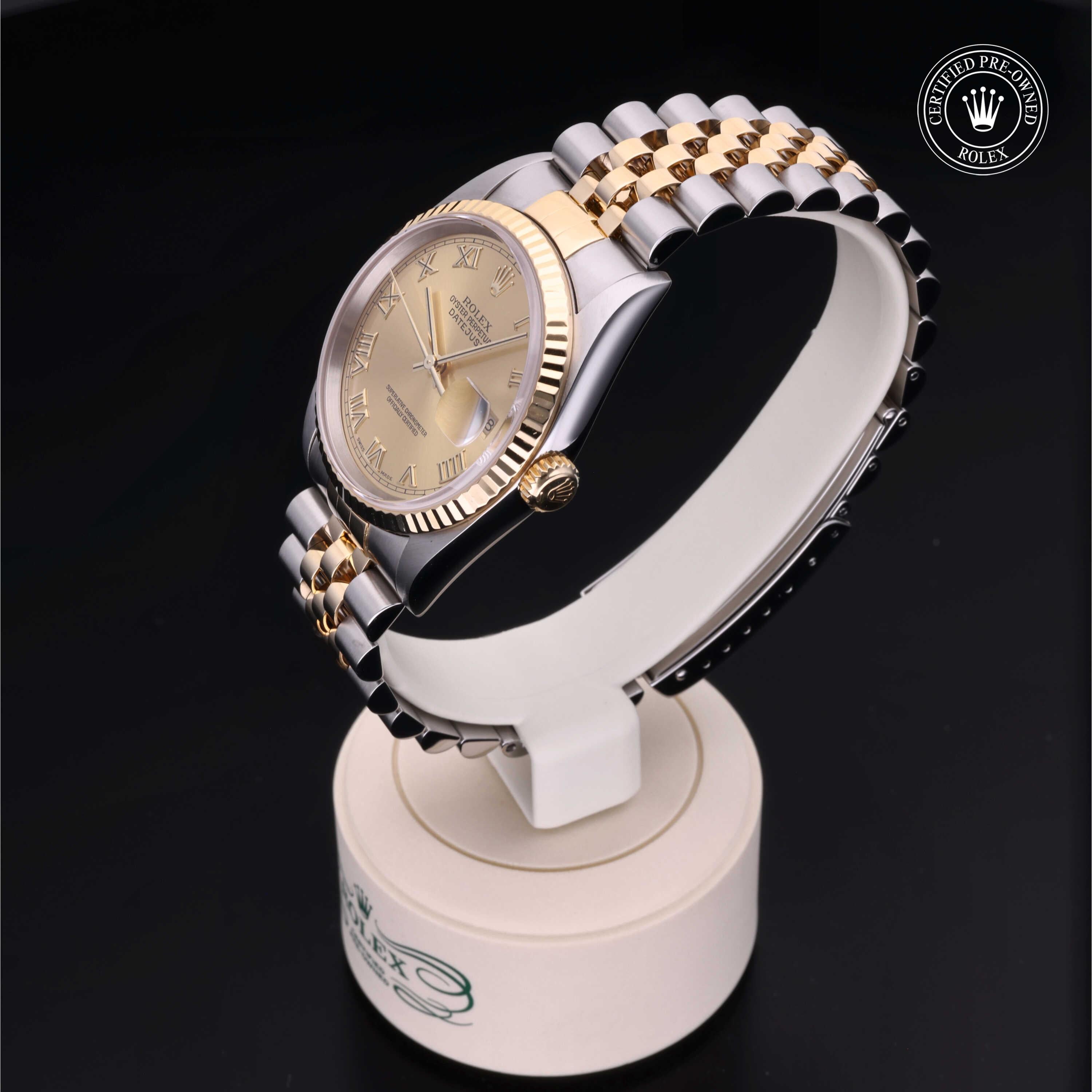 Rolex Certified Pre-Owned Datejust 36mm 16233 P331383 - 360° view