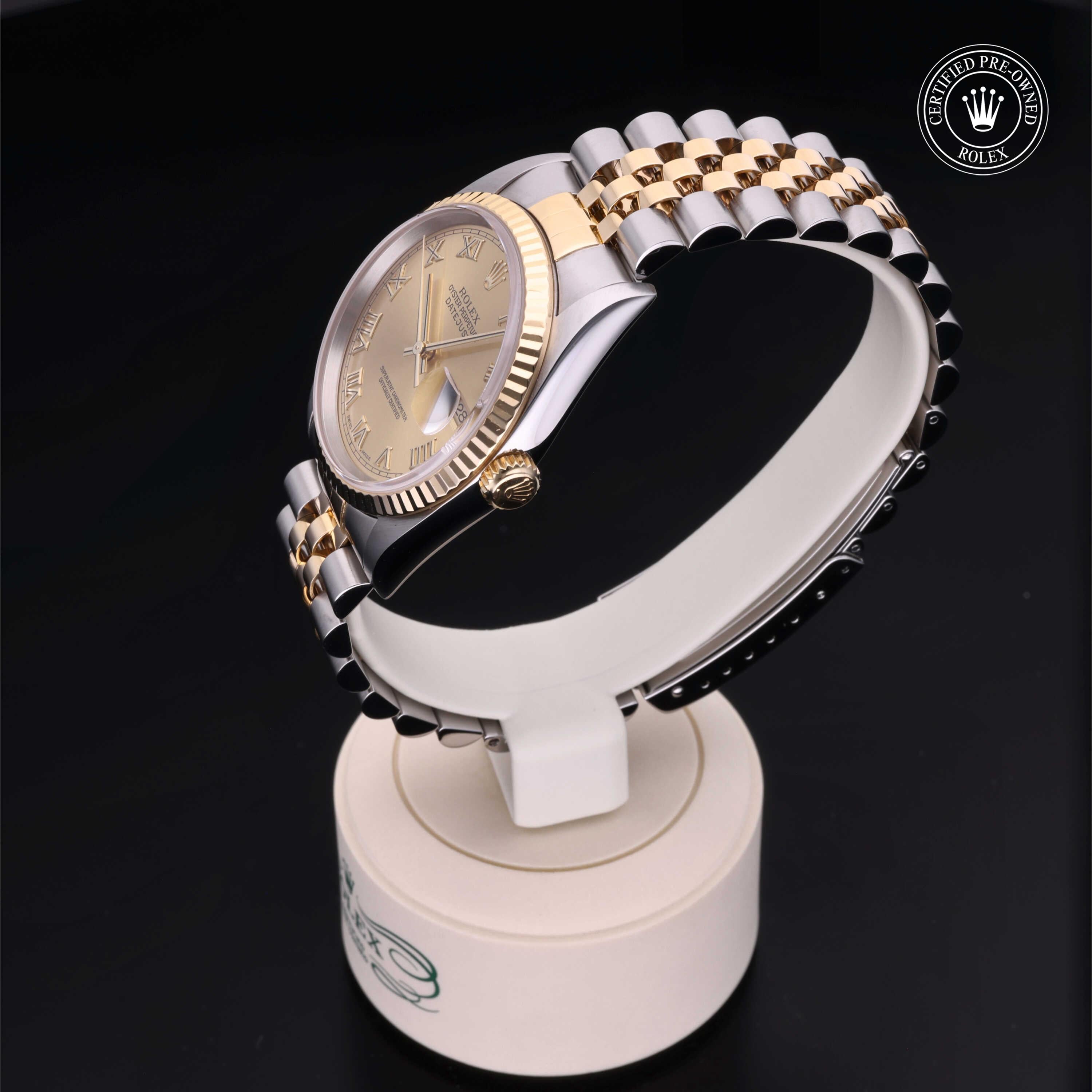 Rolex Certified Pre-Owned Datejust 36mm 16233 P331383 - 360° view