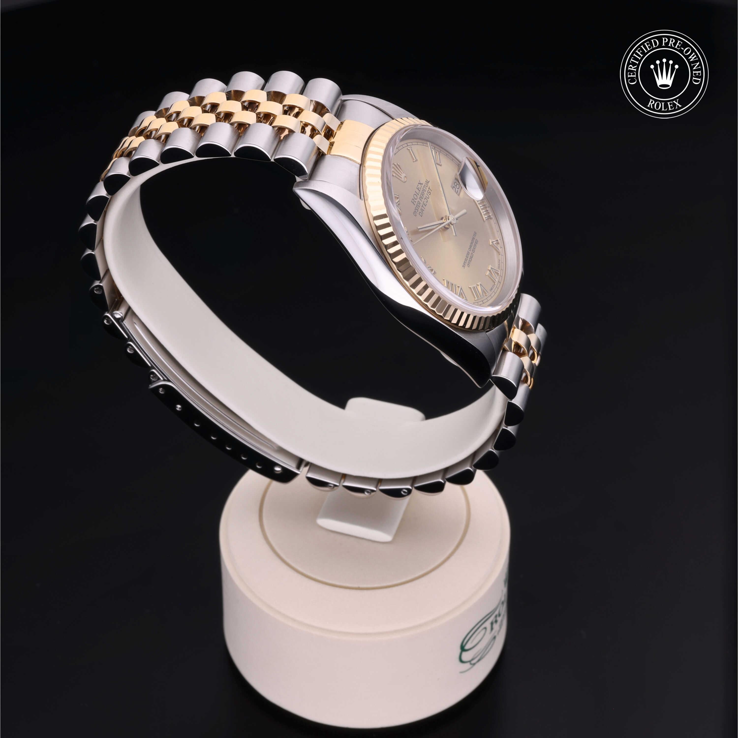 Rolex Certified Pre-Owned Datejust 36mm 16233 P331383 - 360° view