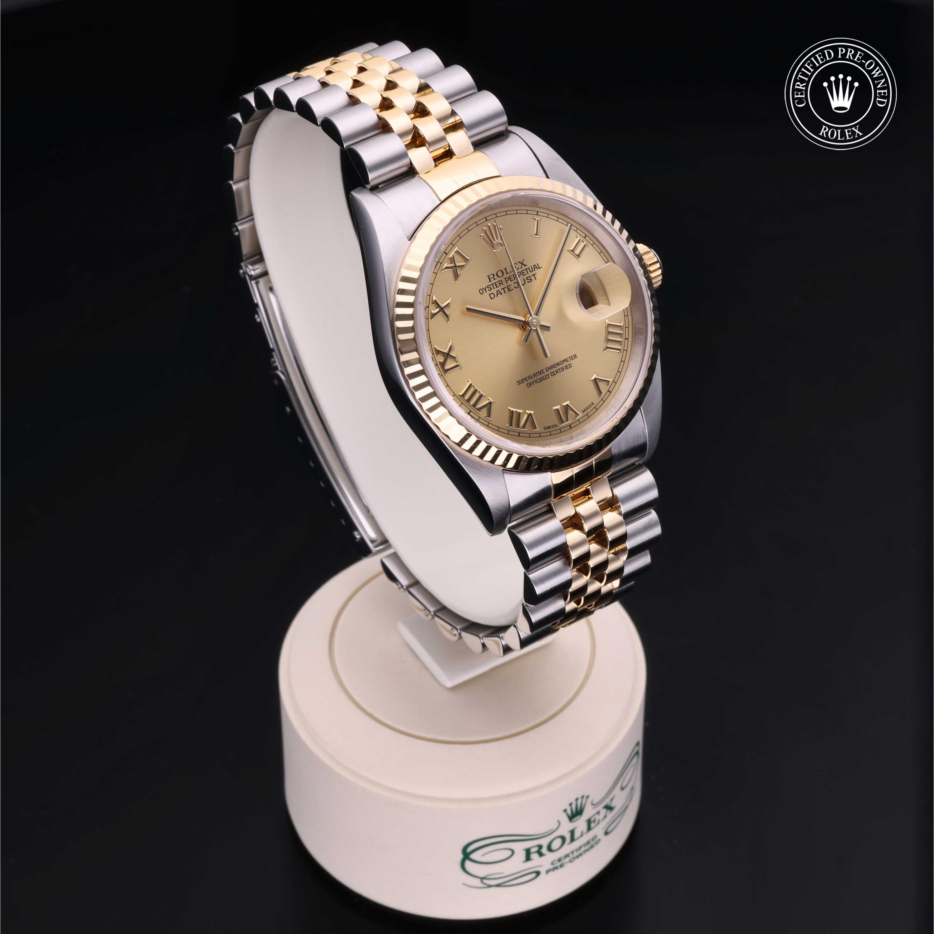 Rolex Certified Pre-Owned Datejust 36mm 16233 P331383 - 360° view