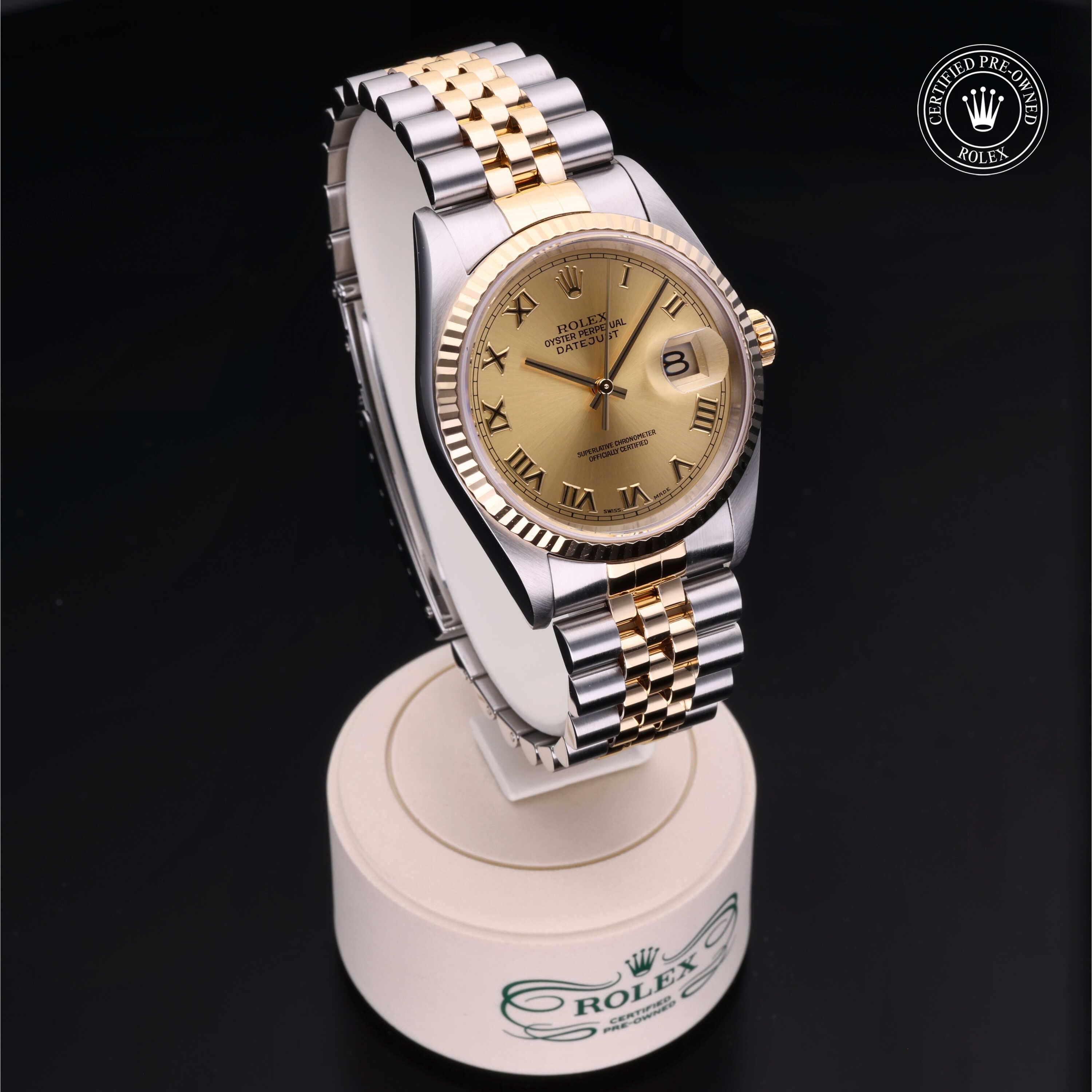 Rolex Certified Pre-Owned Datejust 36mm 16233 P331383 - 360° view