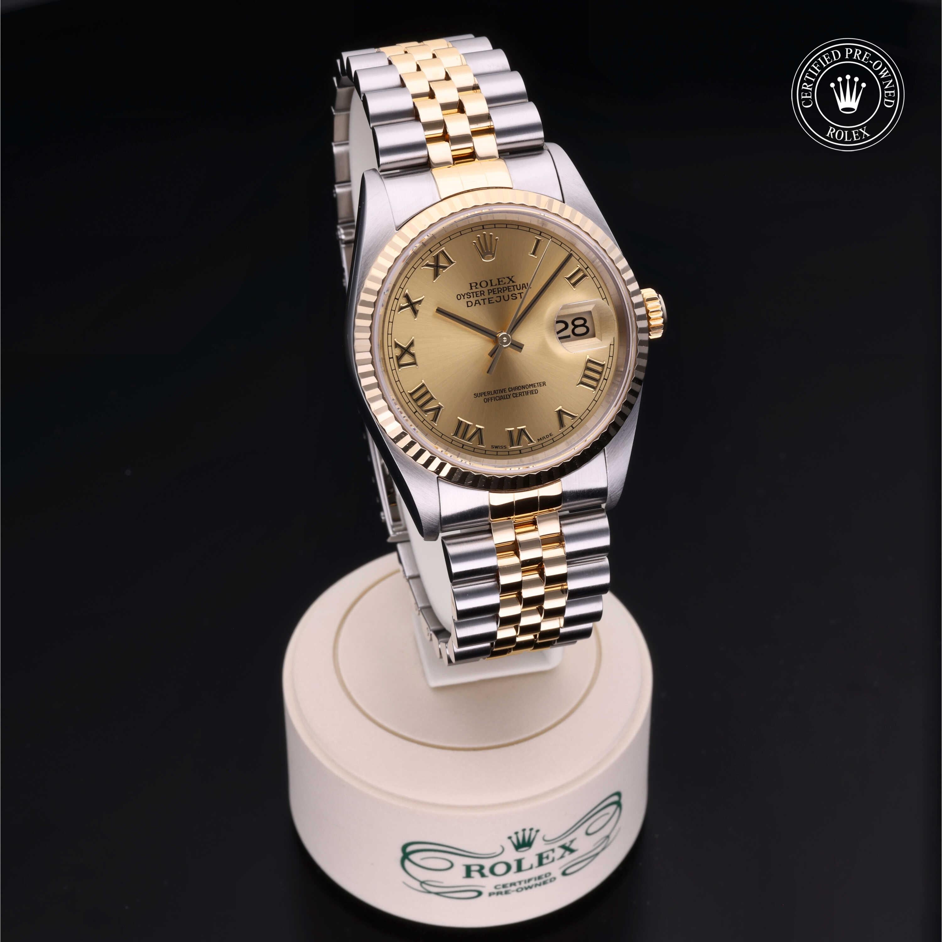 Rolex Certified Pre-Owned Datejust 36mm 16233 P331383 - 360° view