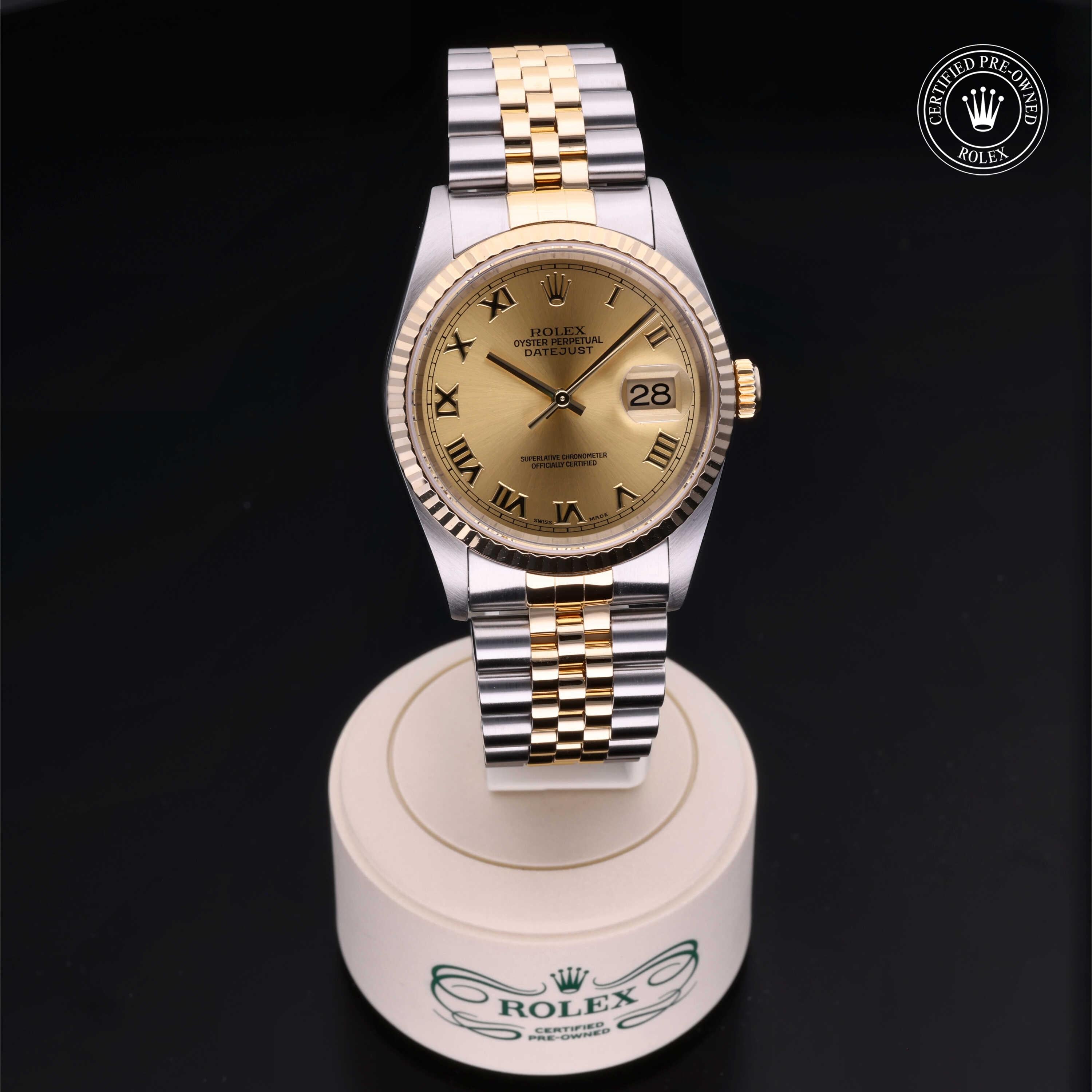 Rolex Certified Pre-Owned Datejust 36mm 16233 P331383 - 360° view