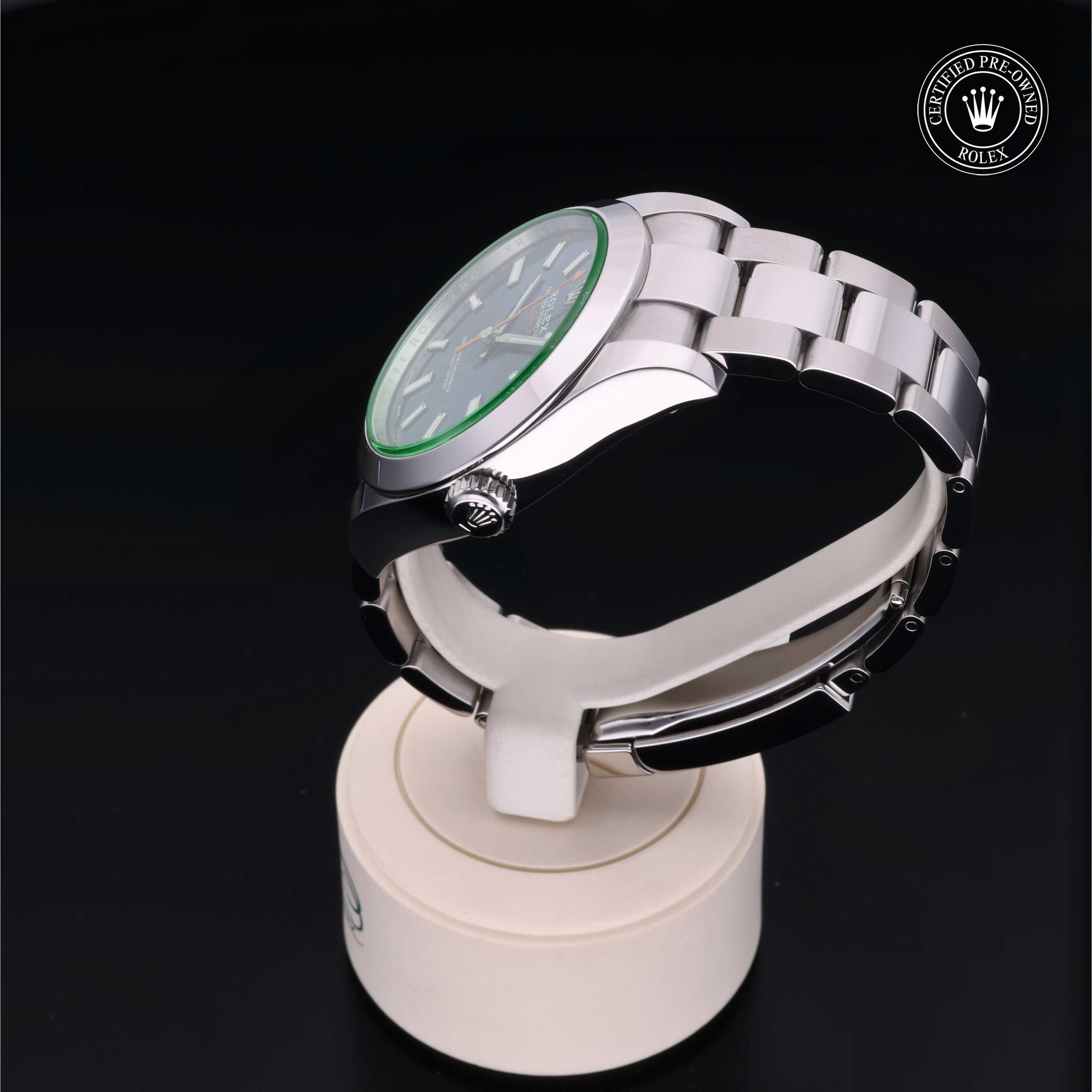 Rolex Certified Pre-Owned Milgauss 40mm 116400GV 41L8V986 - 360° view