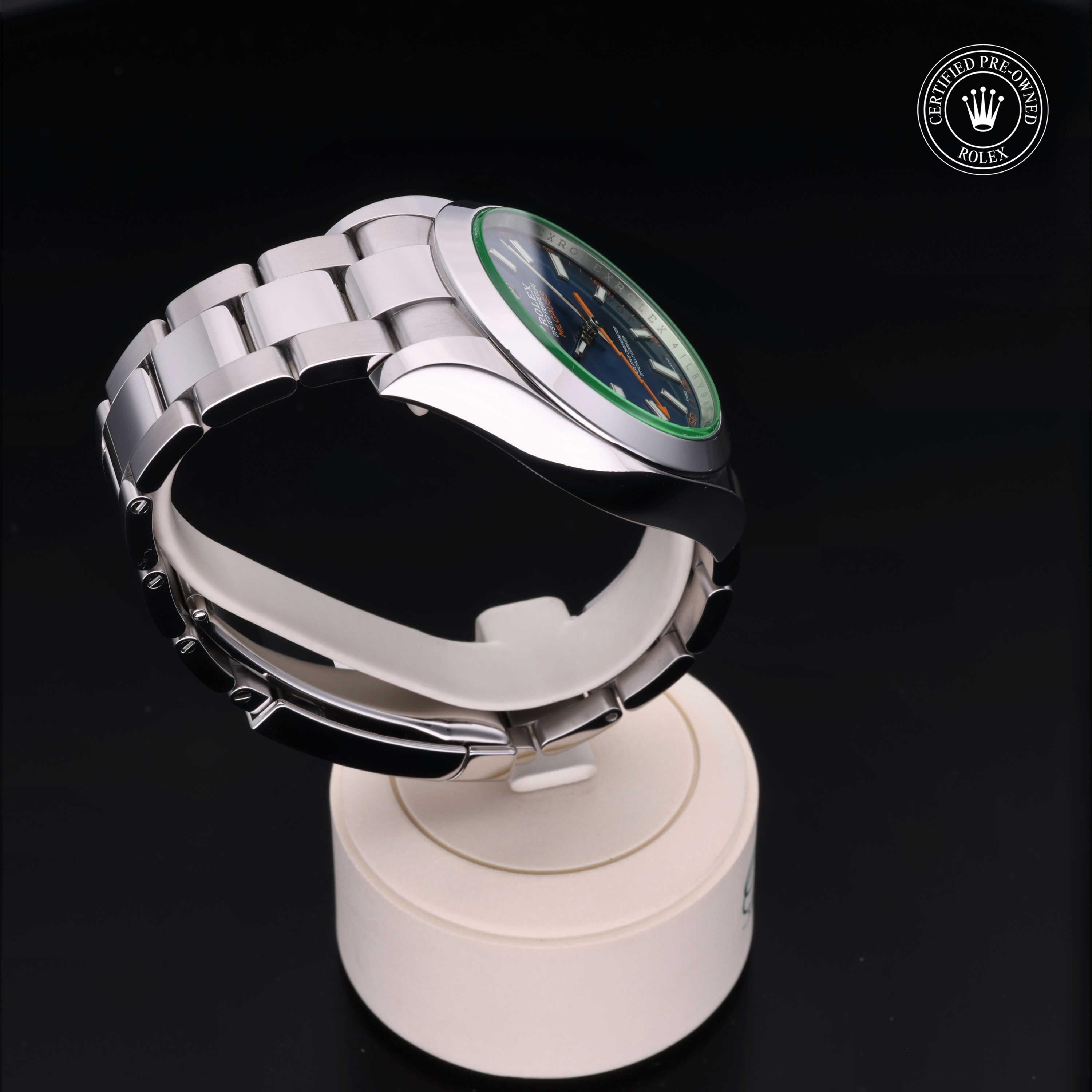 Rolex Certified Pre-Owned Milgauss 40mm 116400GV 41L8V986 - 360° view