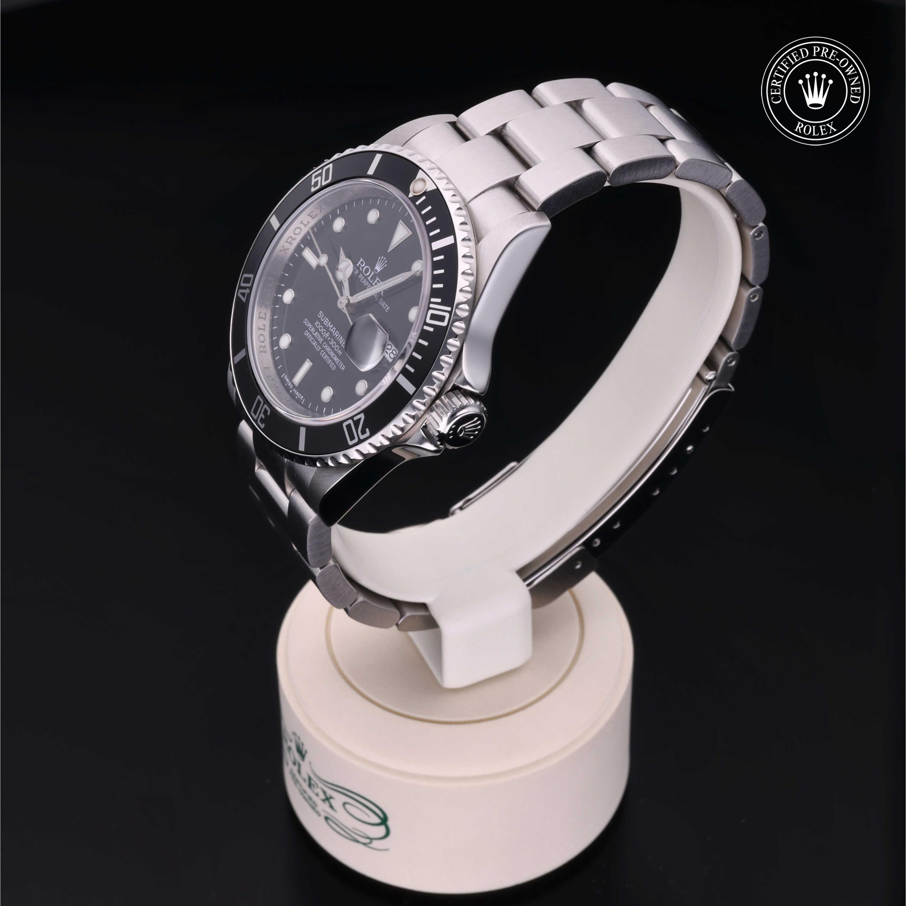 Rolex Certified Pre-Owned Submariner Date 40mm 16610 M164604 - 360° view