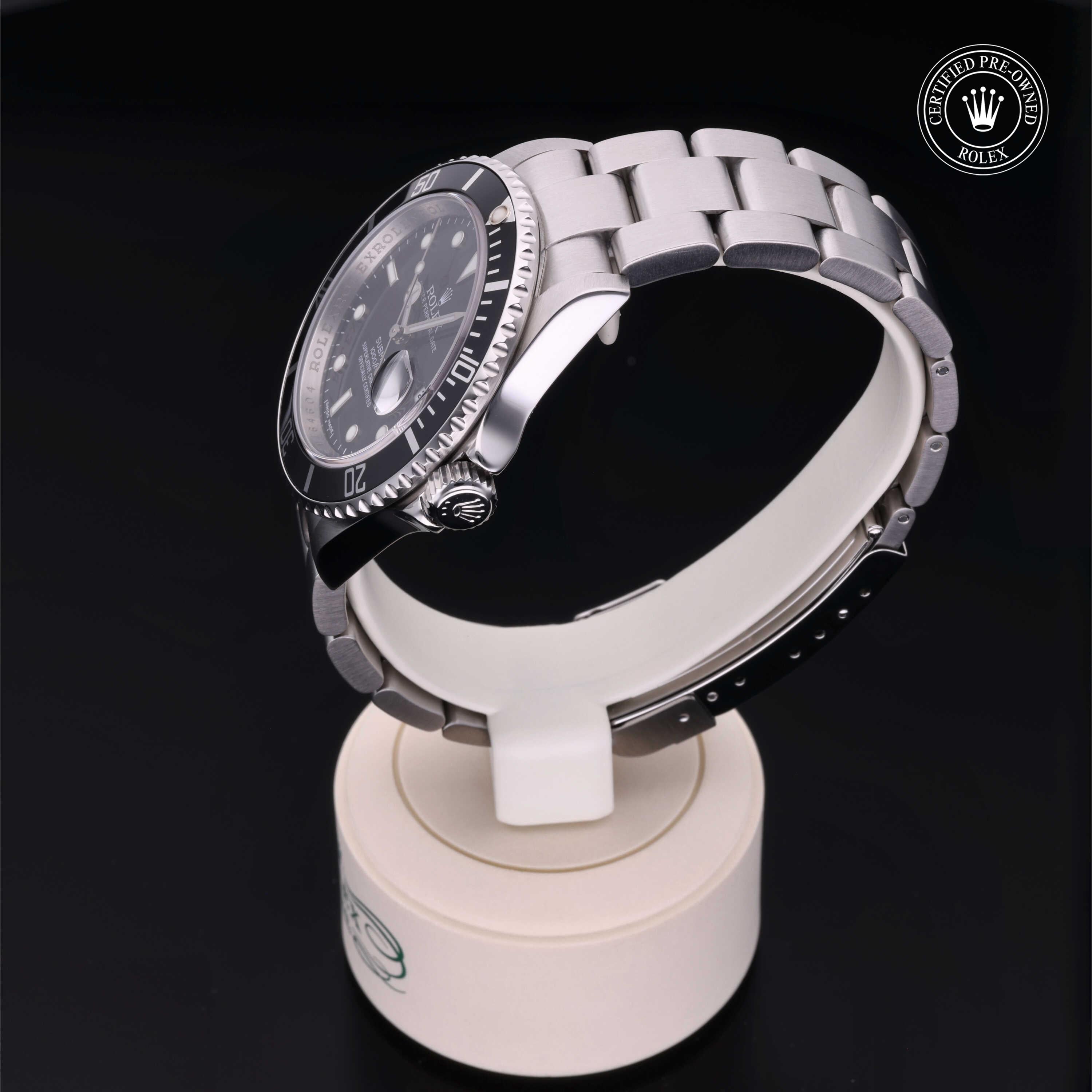 Rolex Certified Pre-Owned Submariner Date 40mm 16610 M164604 - 360° view