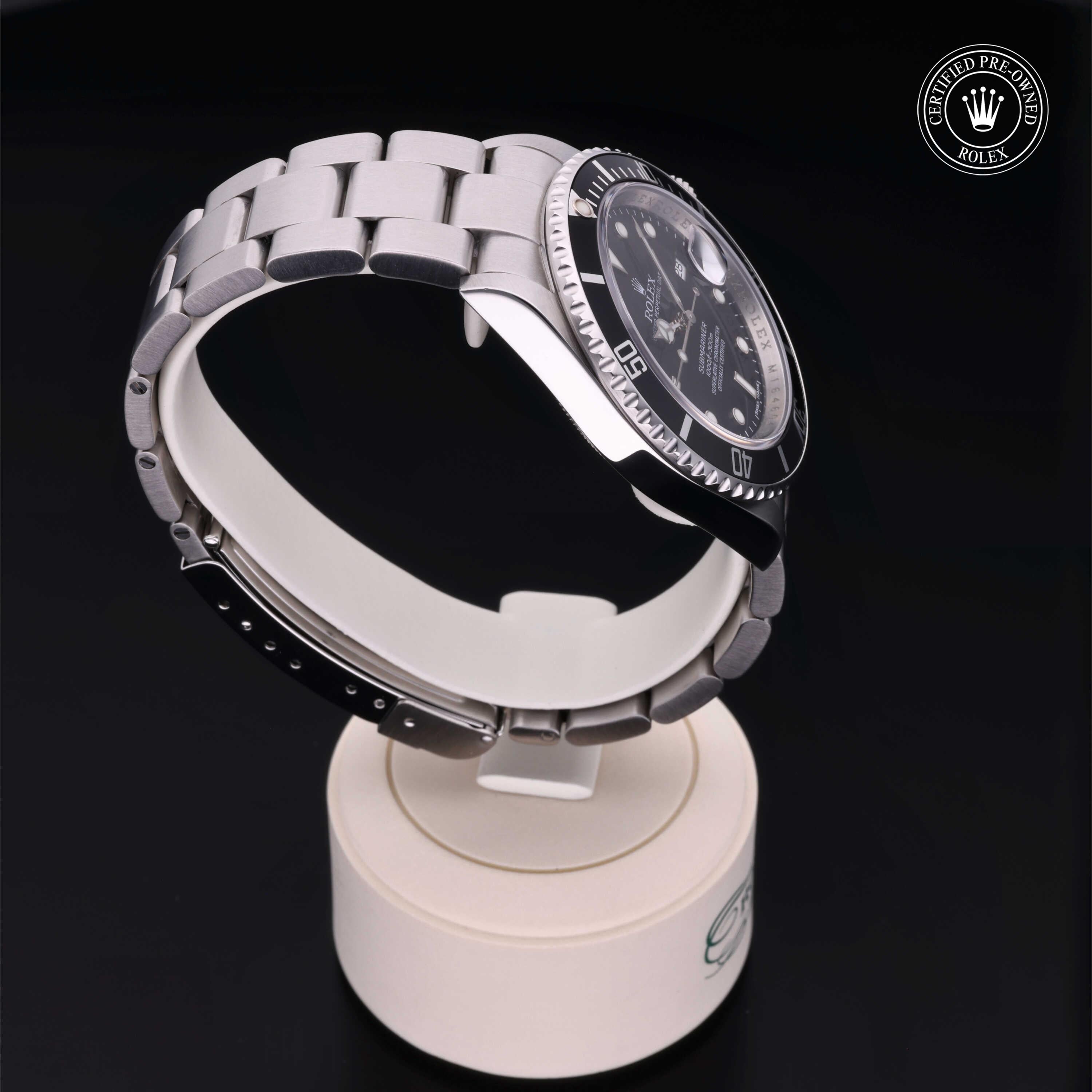 Rolex Certified Pre-Owned Submariner Date 40mm 16610 M164604 - 360° view