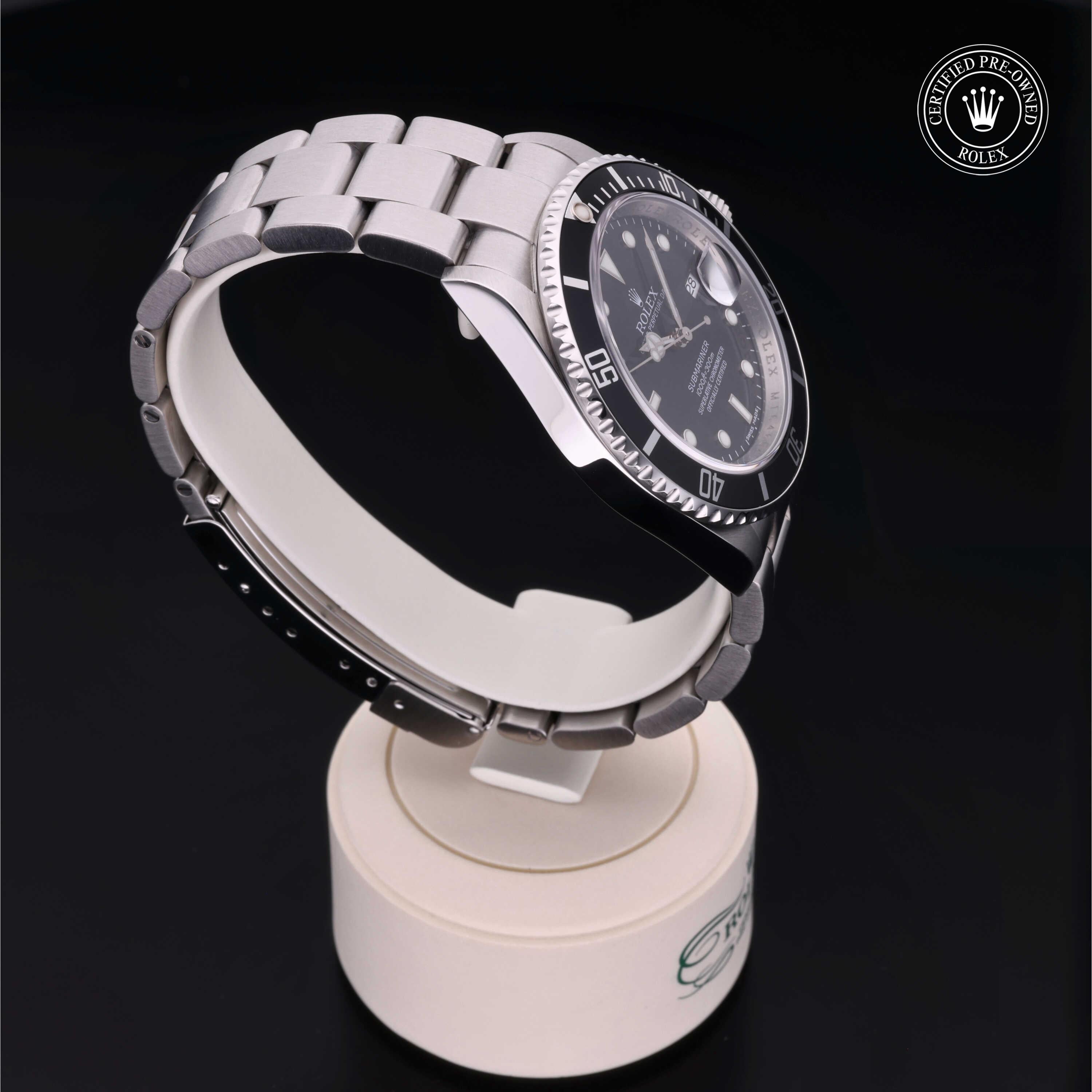 Rolex Certified Pre-Owned Submariner Date 40mm 16610 M164604 - 360° view