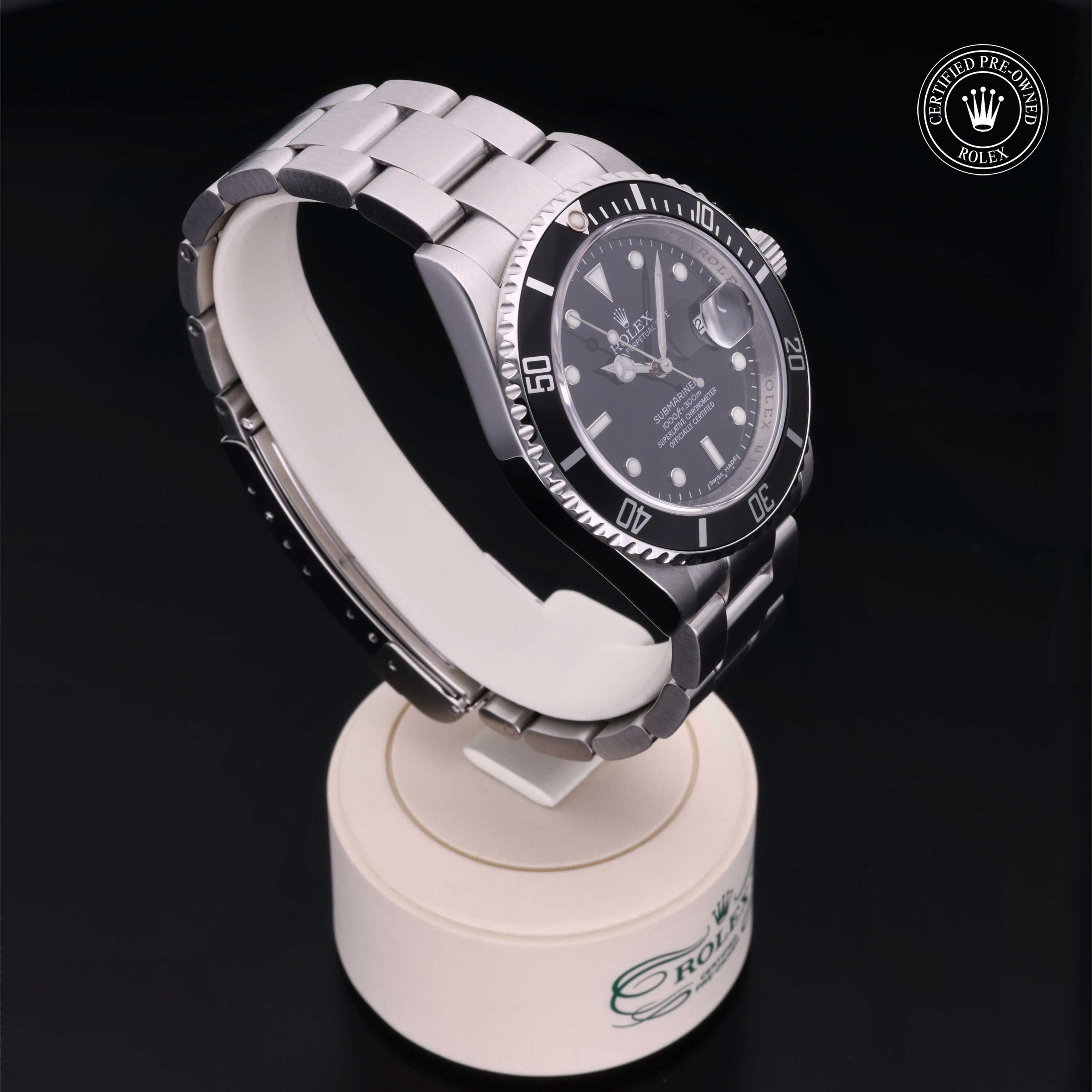 Rolex Certified Pre-Owned Submariner Date 40mm 16610 M164604 - 360° view