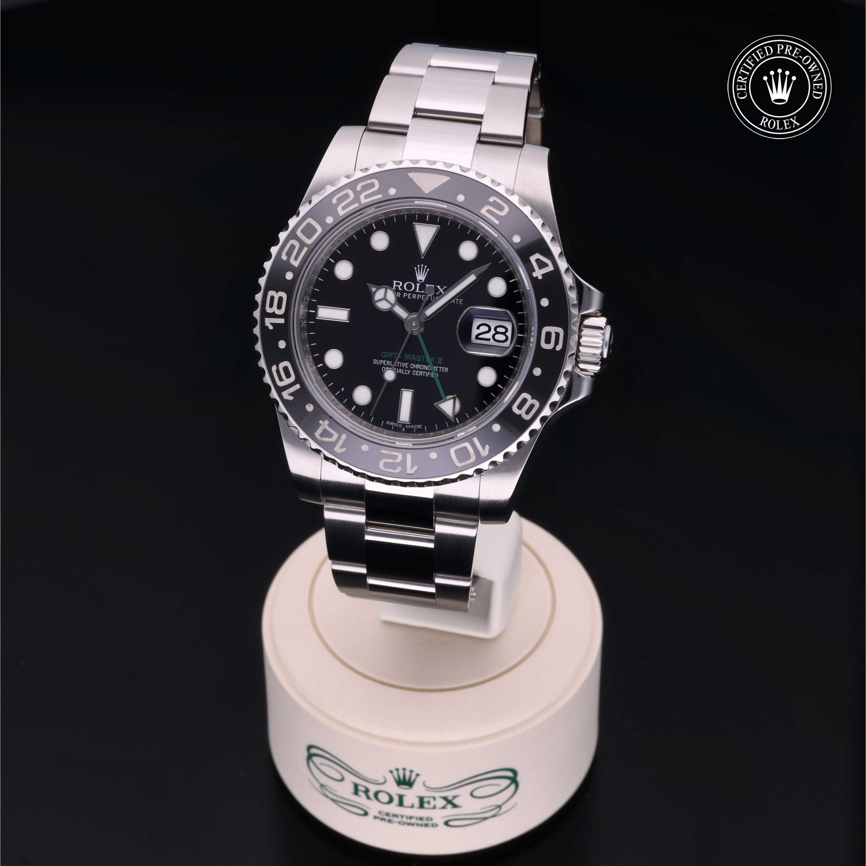 Rolex Certified Pre-Owned GMT Master II 40mm 116710LN 92LT1598 - 360° view