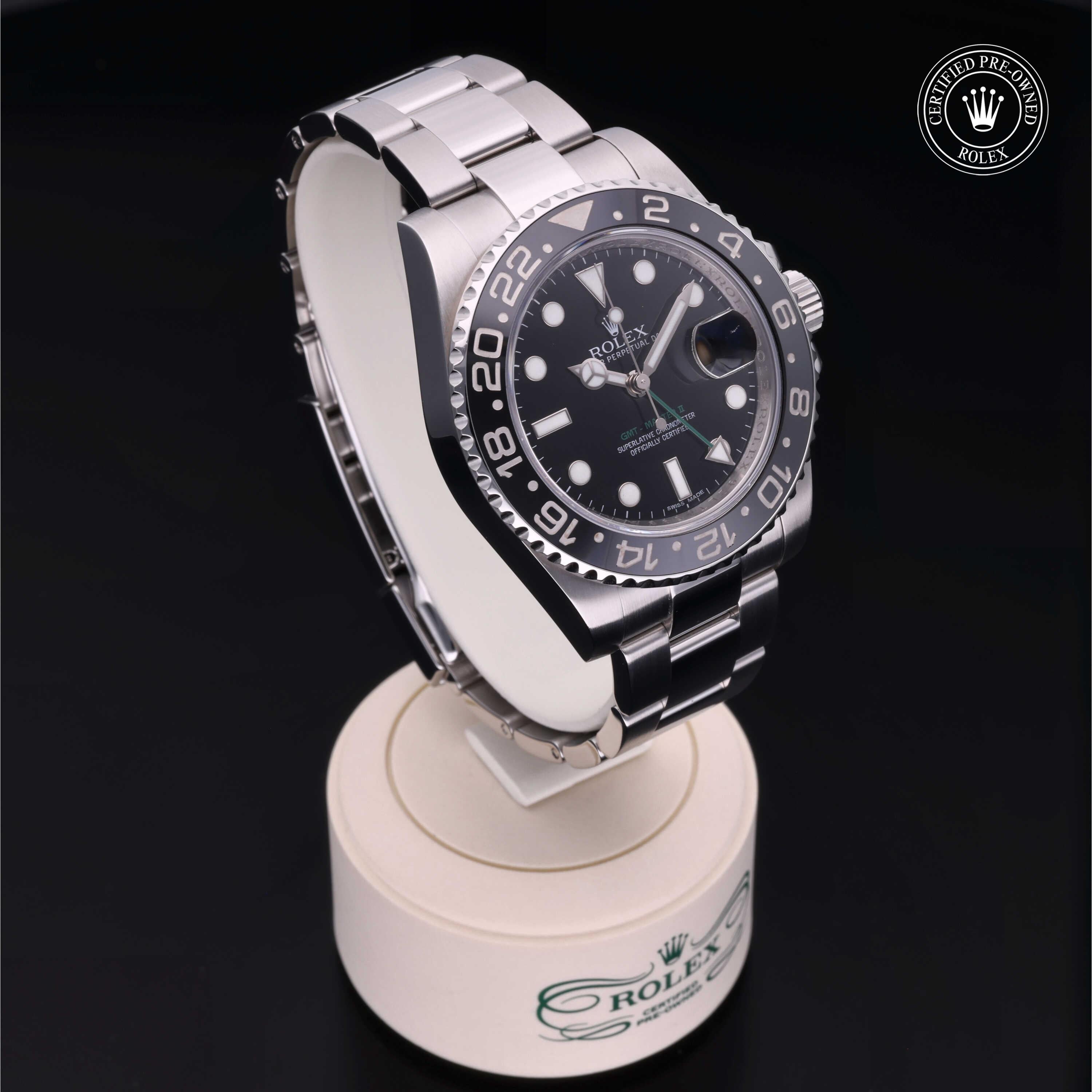 Rolex Certified Pre-Owned GMT Master II 40mm 116710LN 92LT1598 - 360° view