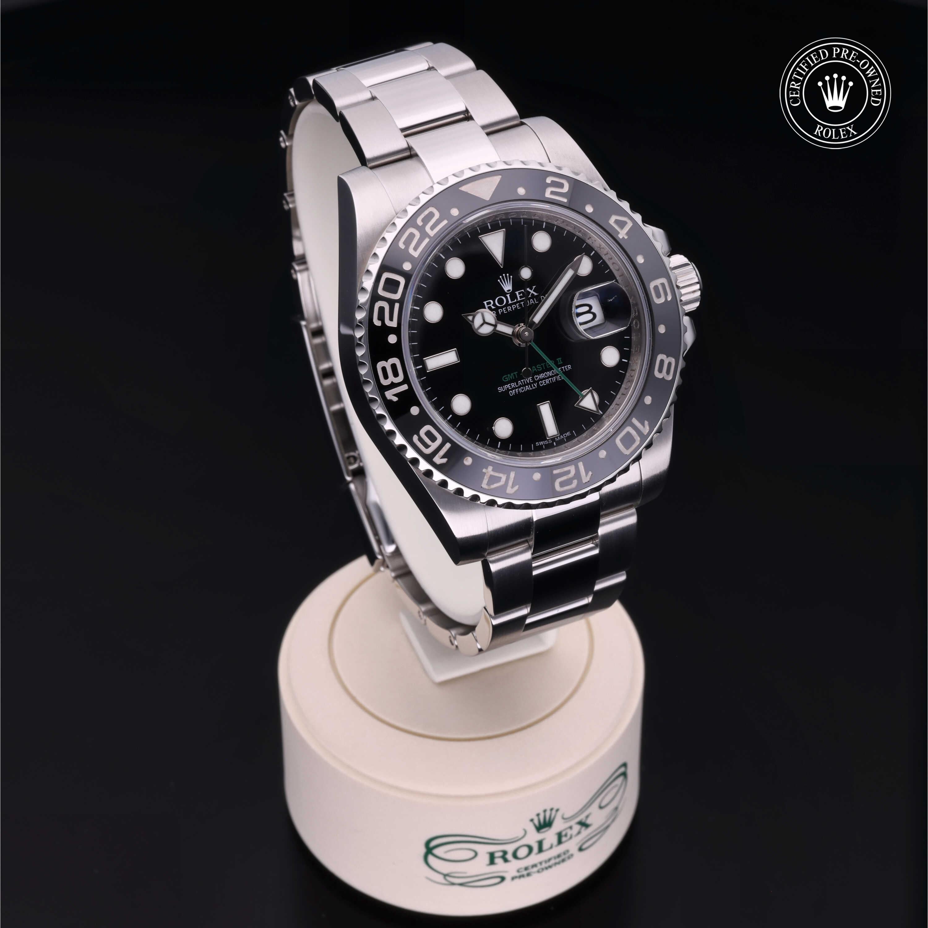 Rolex Certified Pre-Owned GMT Master II 40mm 116710LN 92LT1598 - 360° view