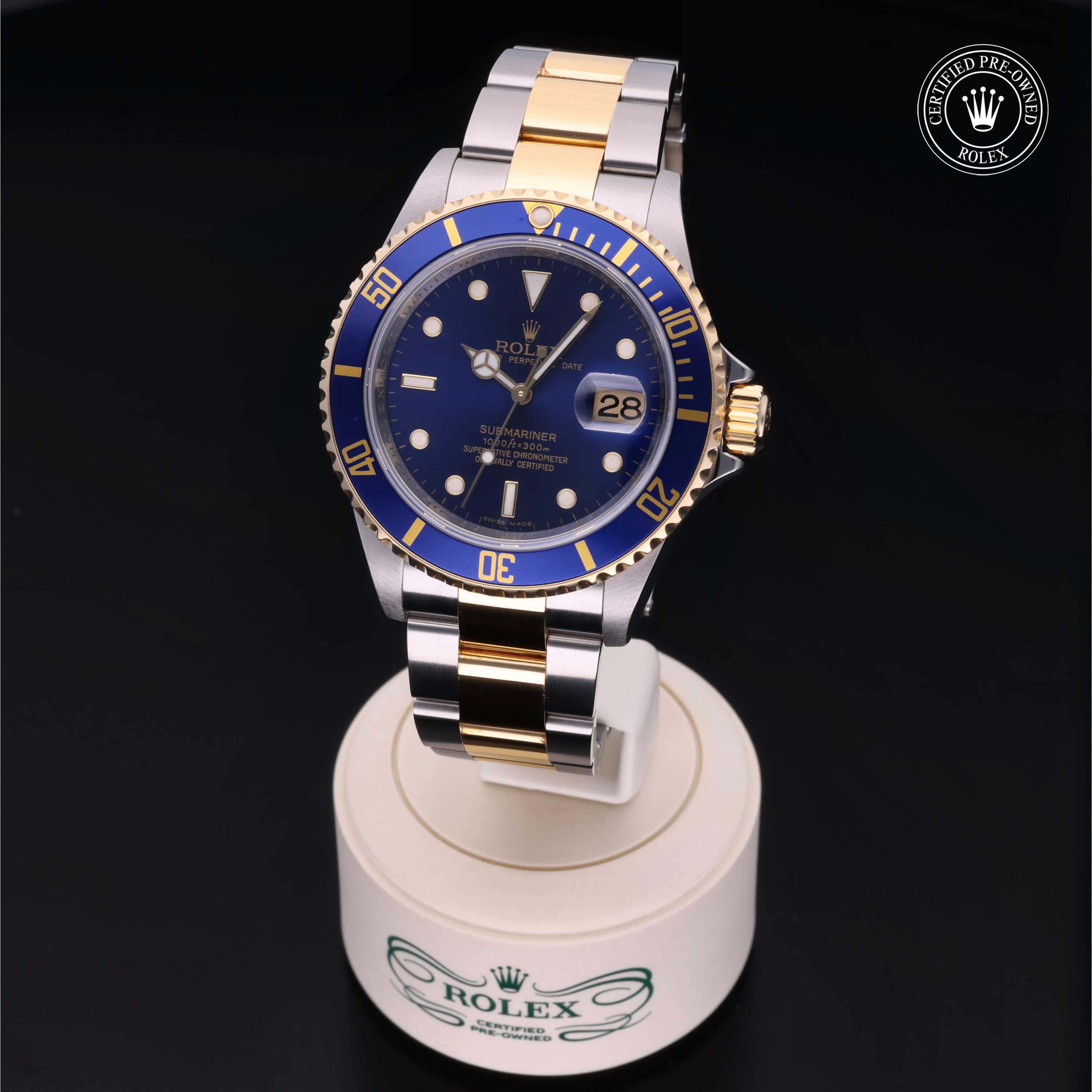 Rolex Certified Pre-Owned Submariner Date 40mm 16613 M289163 - 360° view