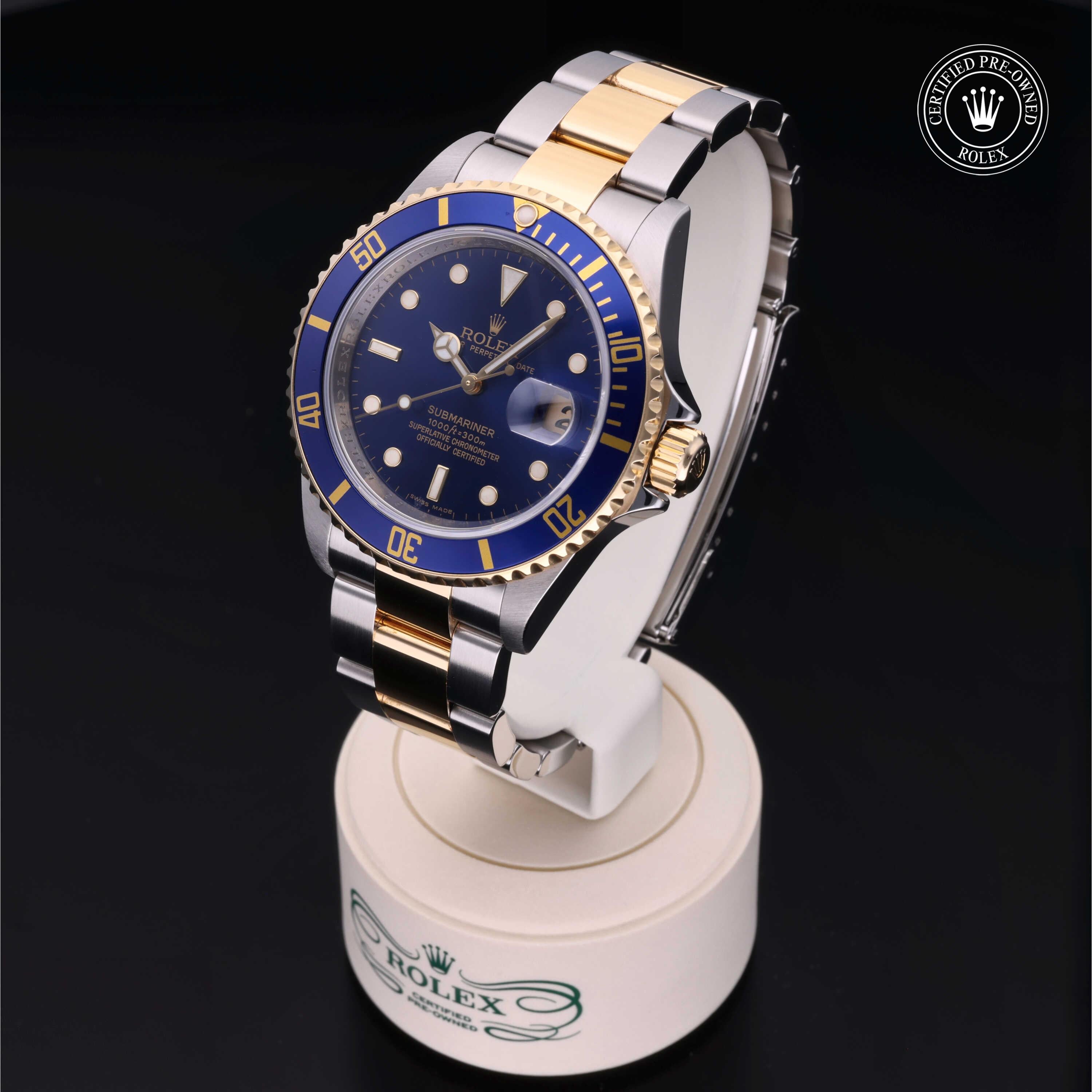 Rolex Certified Pre-Owned Submariner Date 40mm 16613 M289163 - 360° view