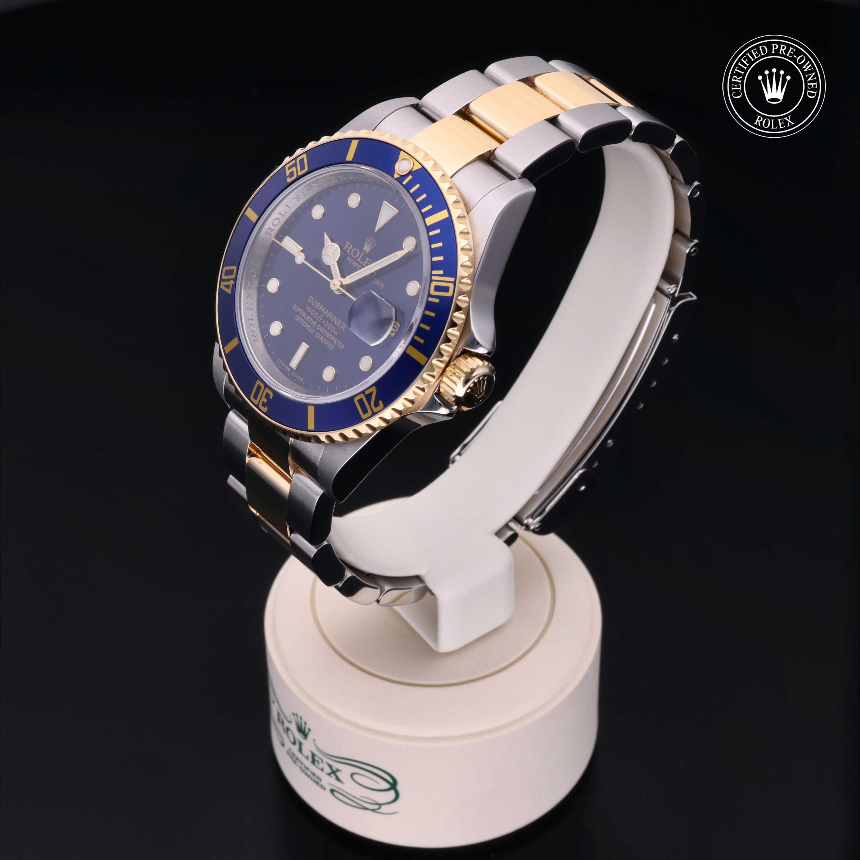 Rolex Certified Pre-Owned Submariner Date 40mm 16613 M289163 - 360° view