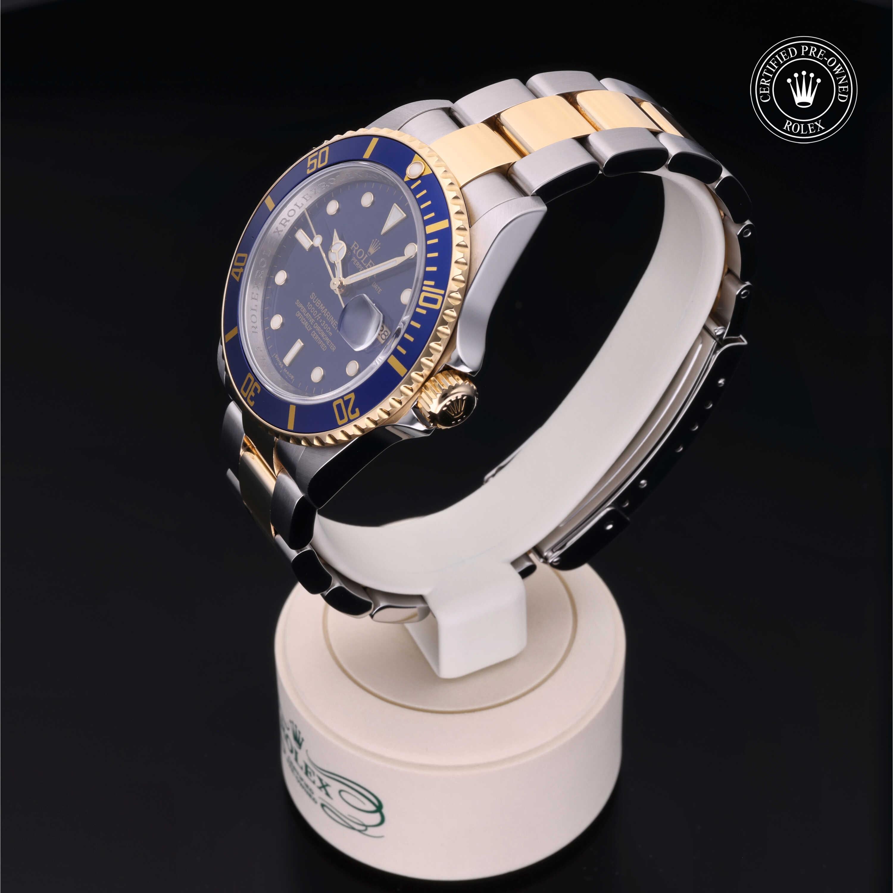 Rolex Certified Pre-Owned Submariner Date 40mm 16613 M289163 - 360° view