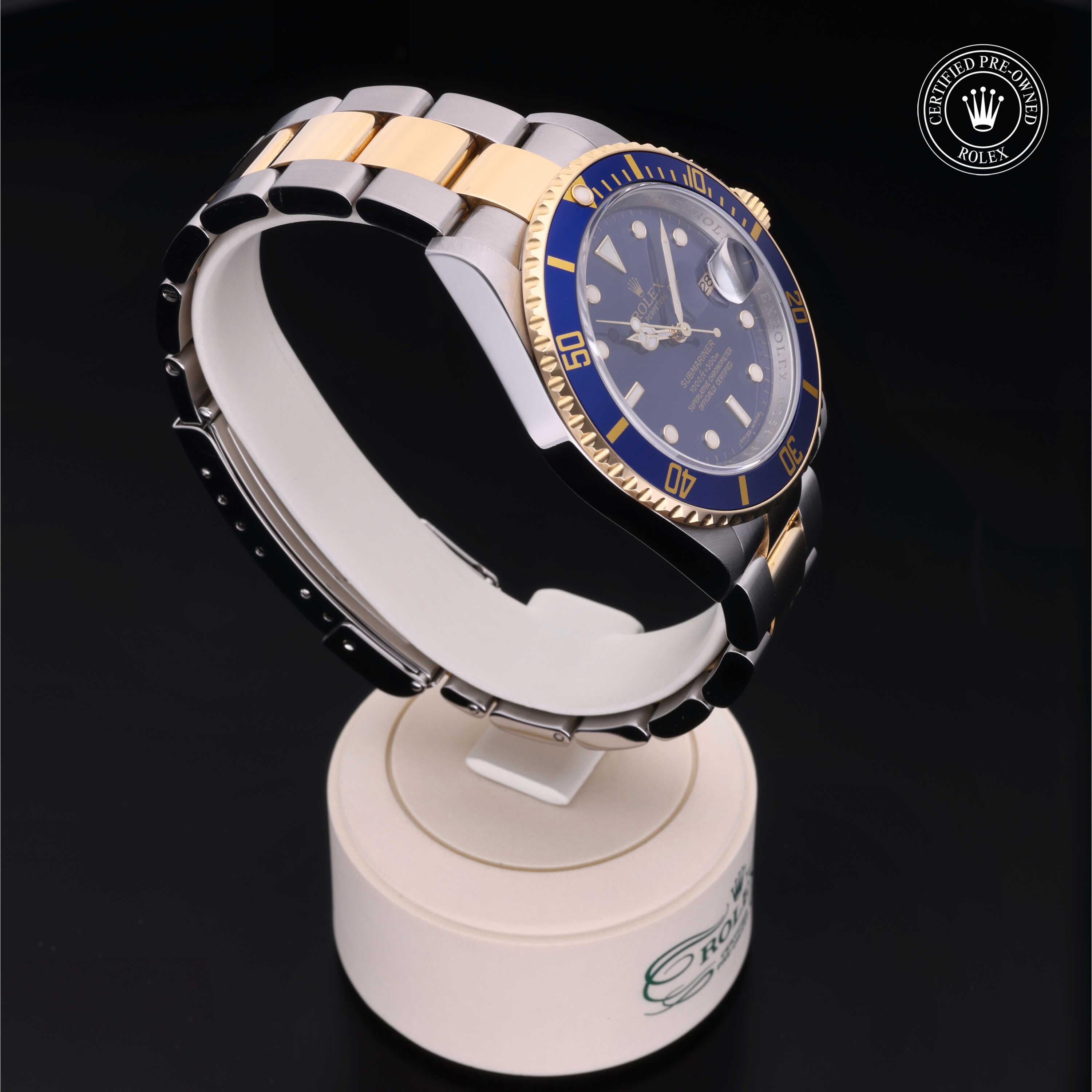Rolex Certified Pre-Owned Submariner Date 40mm 16613 M289163 - 360° view