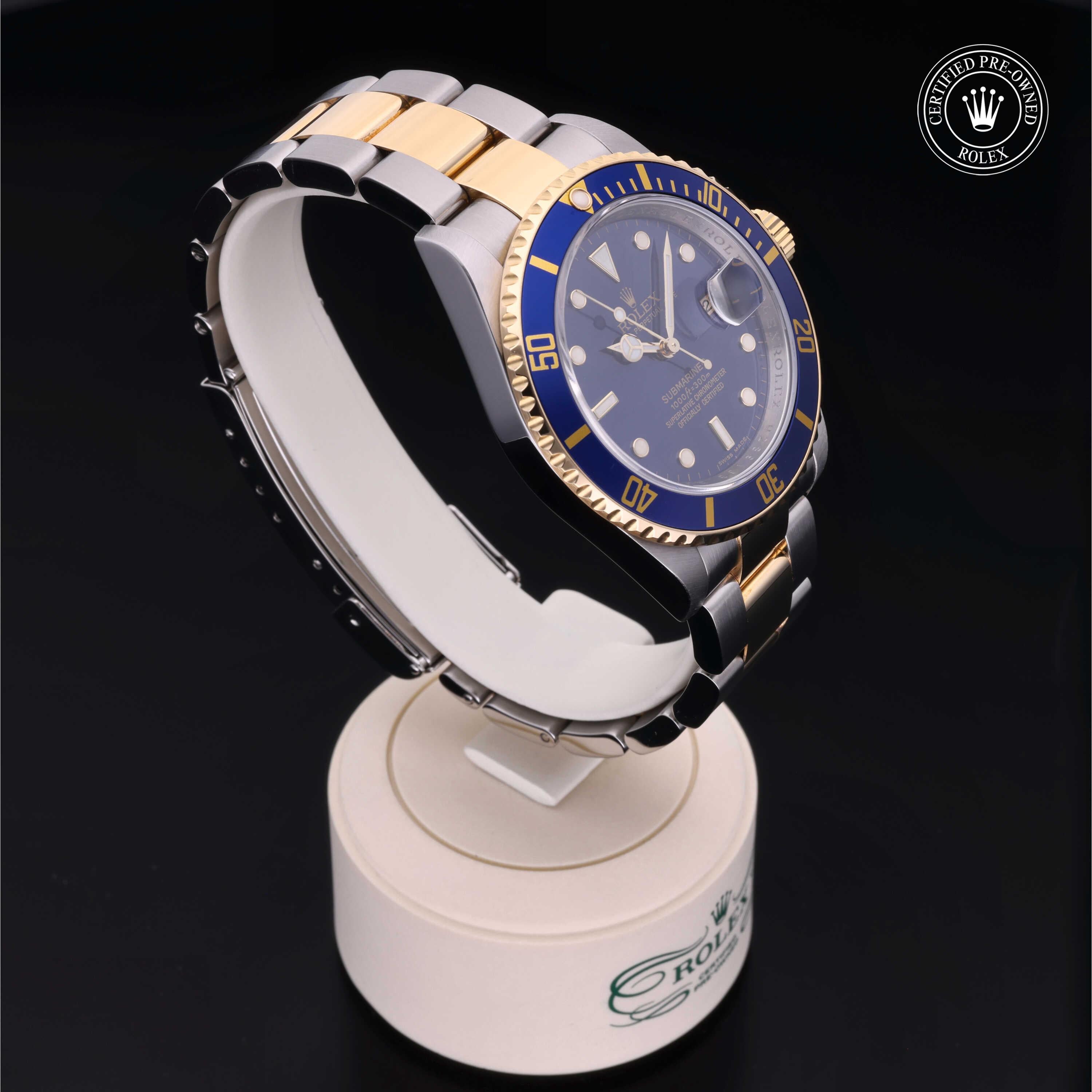 Rolex Certified Pre-Owned Submariner Date 40mm 16613 M289163 - 360° view
