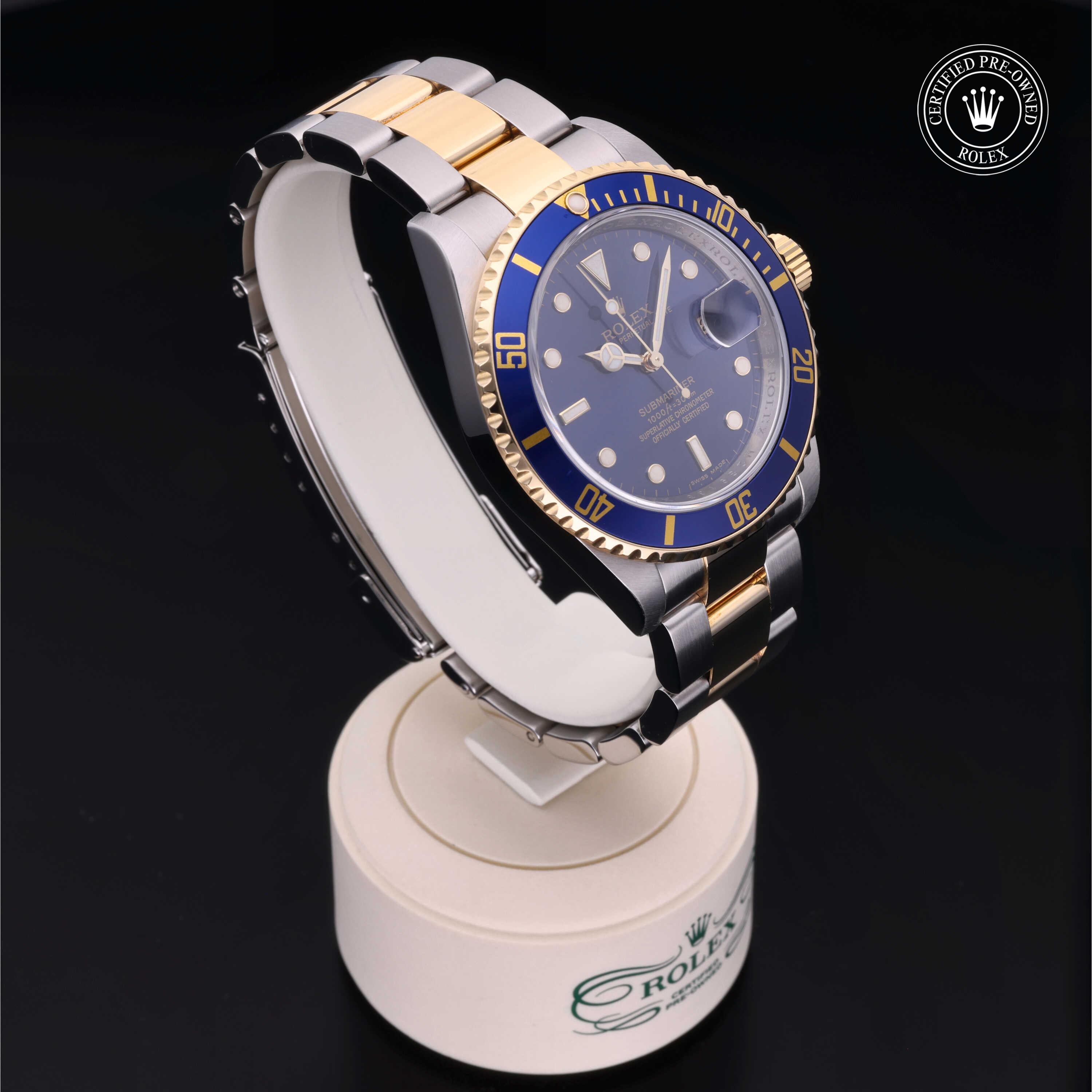 Rolex Certified Pre-Owned Submariner Date 40mm 16613 M289163 - 360° view