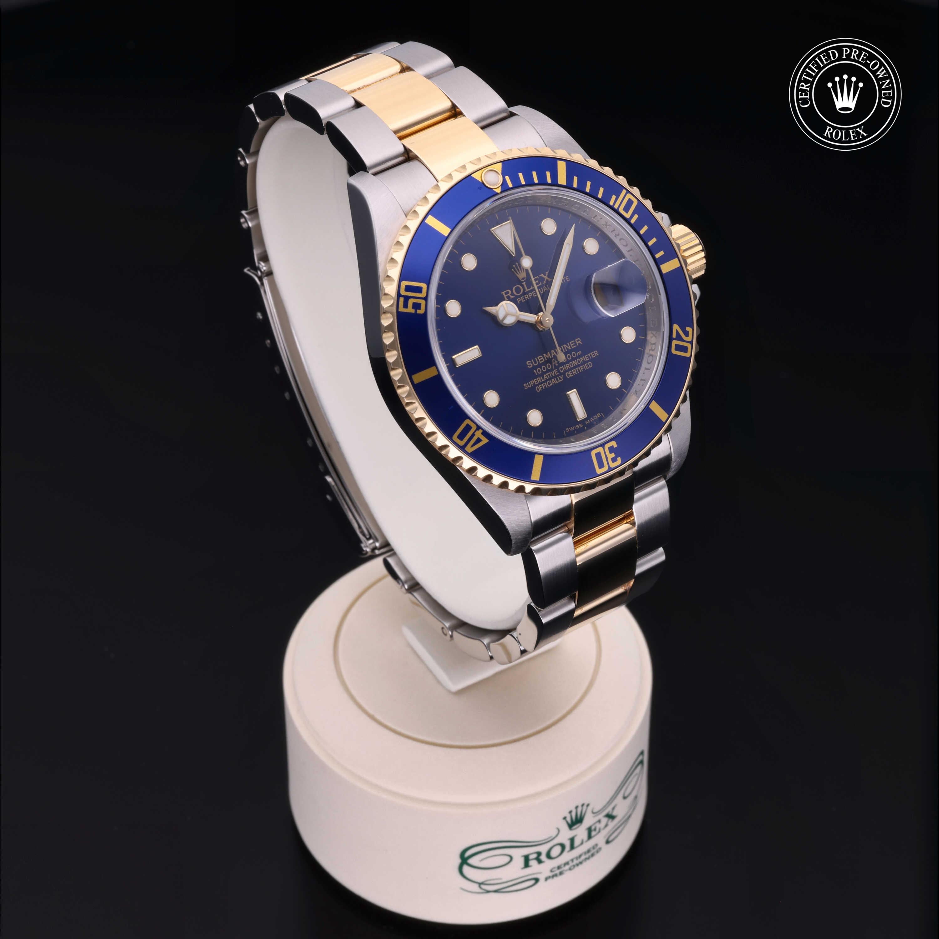 Rolex Certified Pre-Owned Submariner Date 40mm 16613 M289163 - 360° view