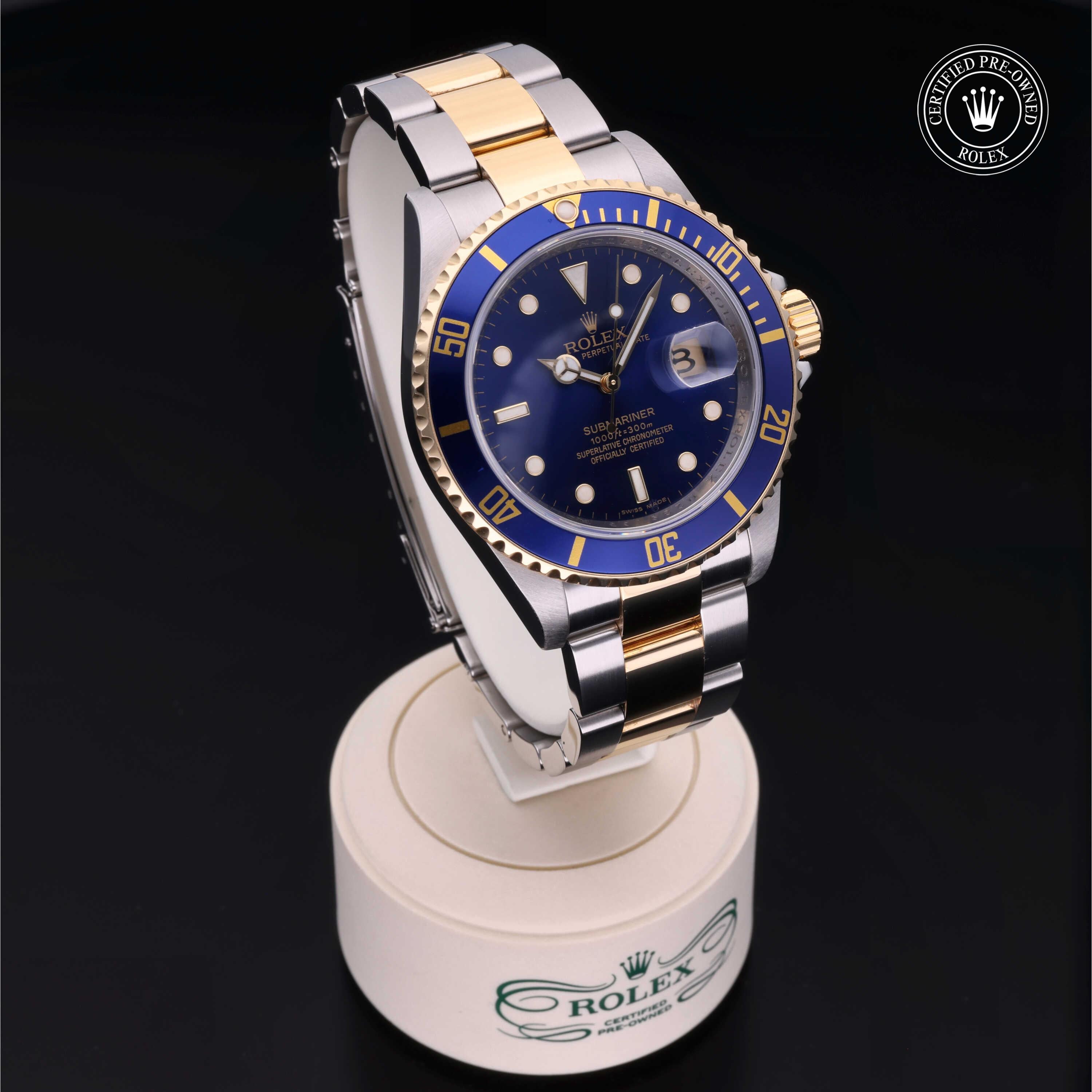 Rolex Certified Pre-Owned Submariner Date 40mm 16613 M289163 - 360° view