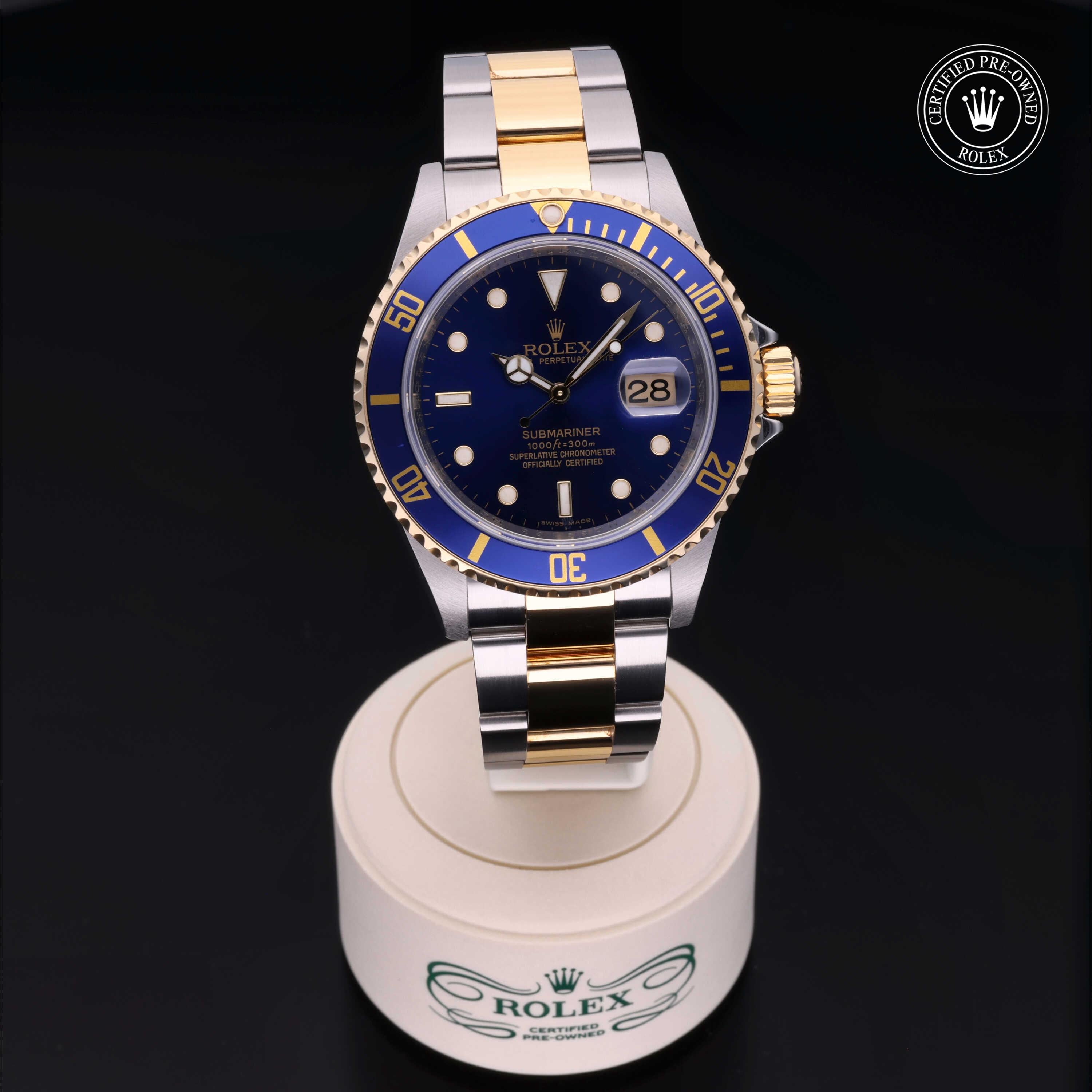 Rolex Certified Pre-Owned Submariner Date 40mm 16613 M289163 - 360° view